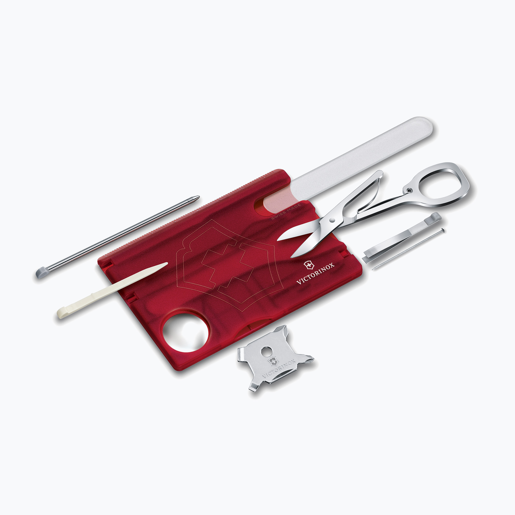Zestaw narzędzi Victorinox Swiss Card Nailcare red | WYSYŁKA W 24H | 30 DNI NA ZWROT