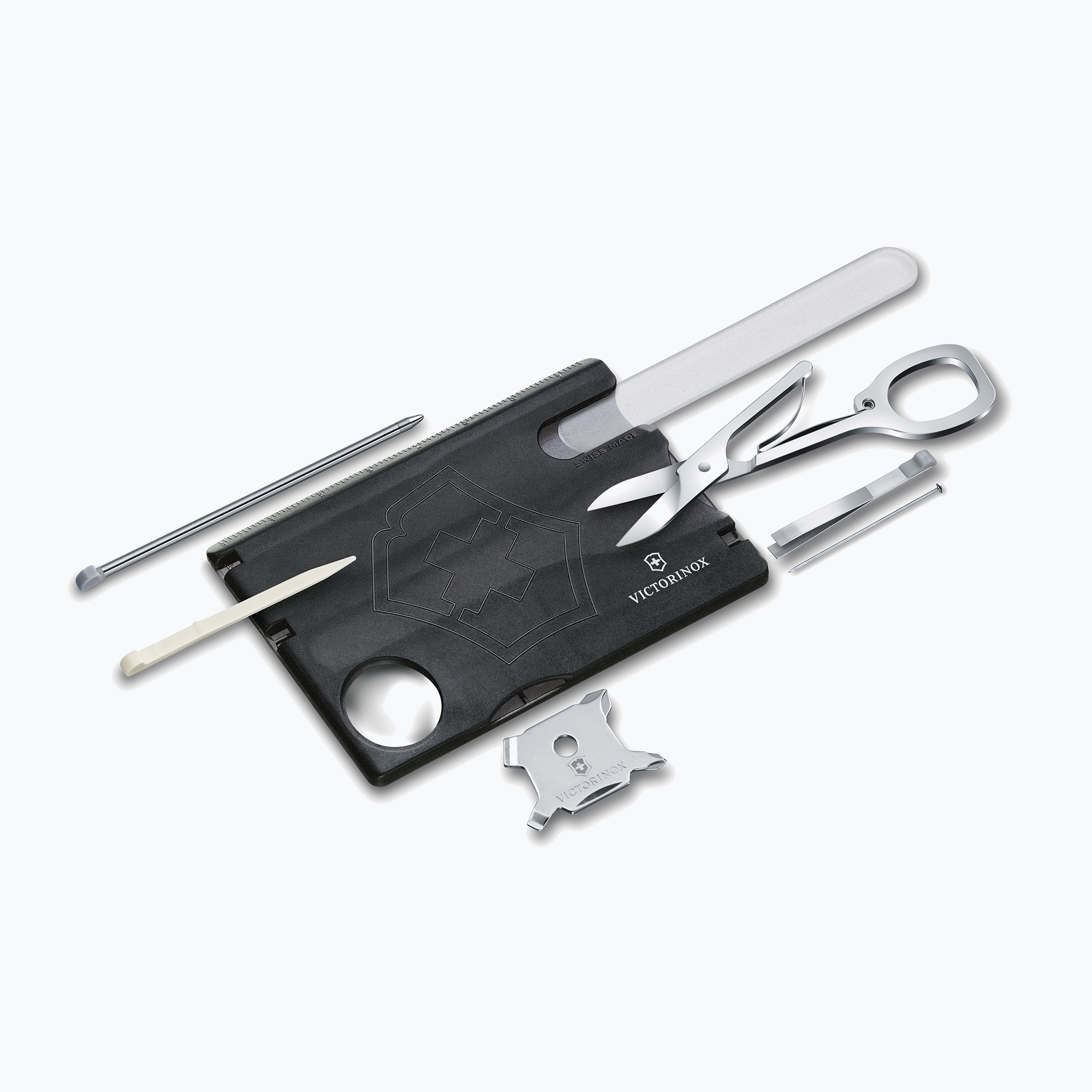 Zestaw narzędzi Victorinox Swiss Card Nailcare black | WYSYŁKA W 24H | 30 DNI NA ZWROT