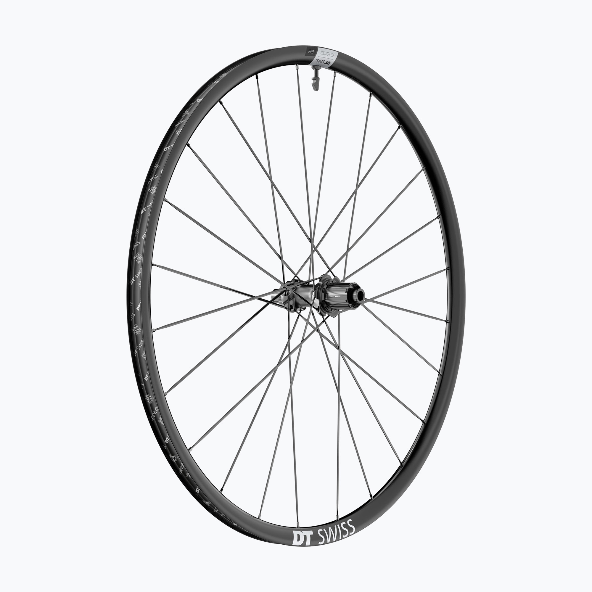 DT Swiss E 1800 SP 700C CL 23 12/142 ASF11 čierne zadné koleso na bicykel (E 1800 SP 700C CL 23 12/142 ASF11 W0E1800NIDMSA21217)