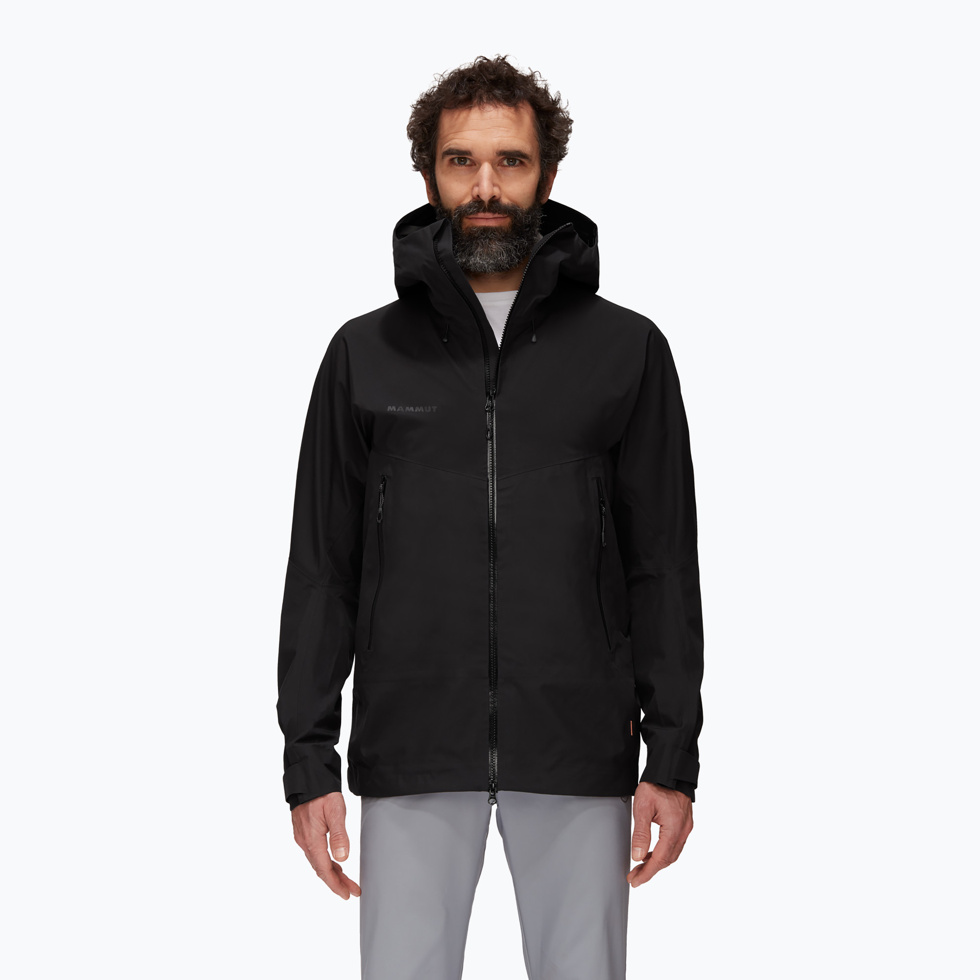 Kurtka przeciwdeszczowa męska Mammut Crater HS Hooded black 