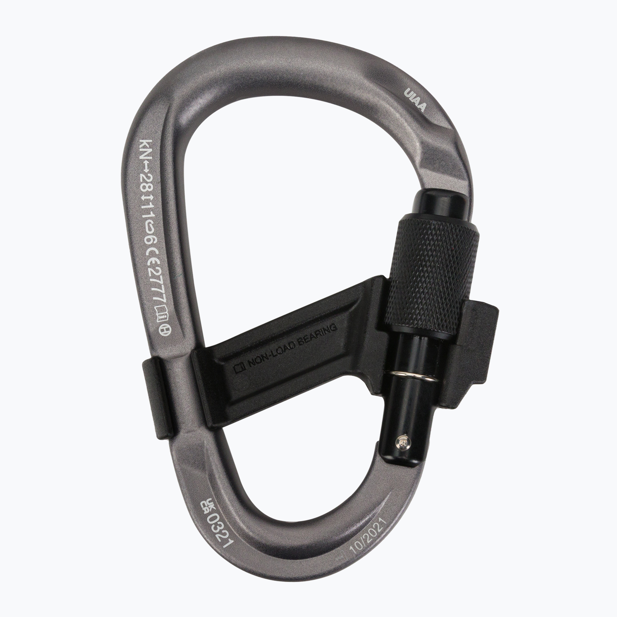 Mammut Smart HMS 2.0 Moschettone a vite grigio (Smart HMS 2.0 Screwgate Carabiner 2040-02550-1502-1)