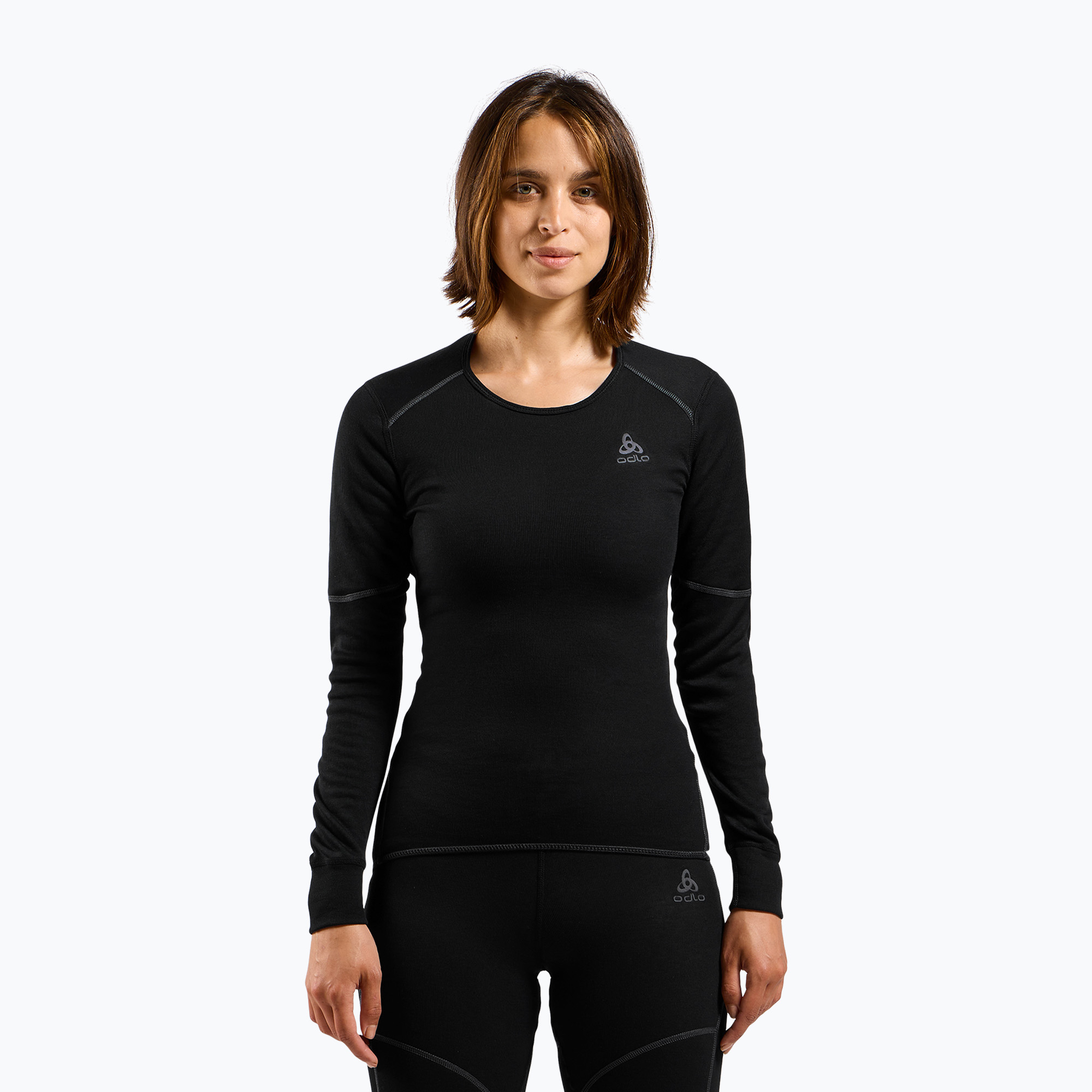 Dámske termo tričko longsleeve Active X-Warm Bl Top Crew Neck black (Active X-Warm Bl Top Crew Neck 159221/15000)