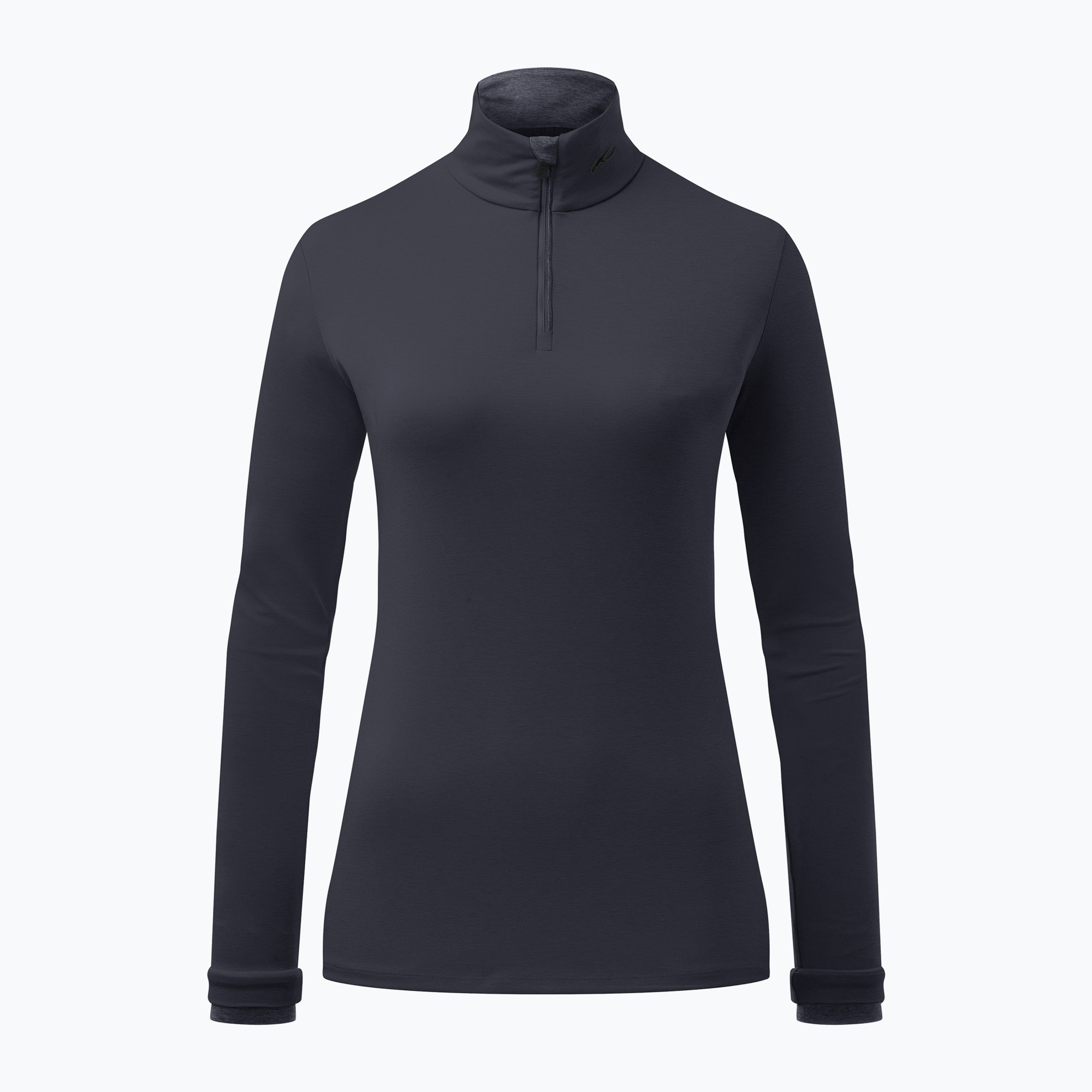 Giacca da sci donna KJUS Feel Midlayer mezza zip spazio profondo (40) (Feel Midlayer Half Zip LS25-E06)