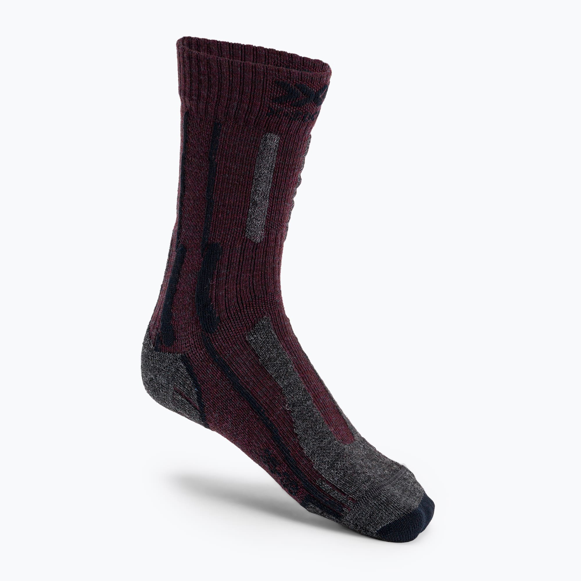 Чорапи за трекинг X-Socks Trek X Merino LT maroon TS03S19U-R008