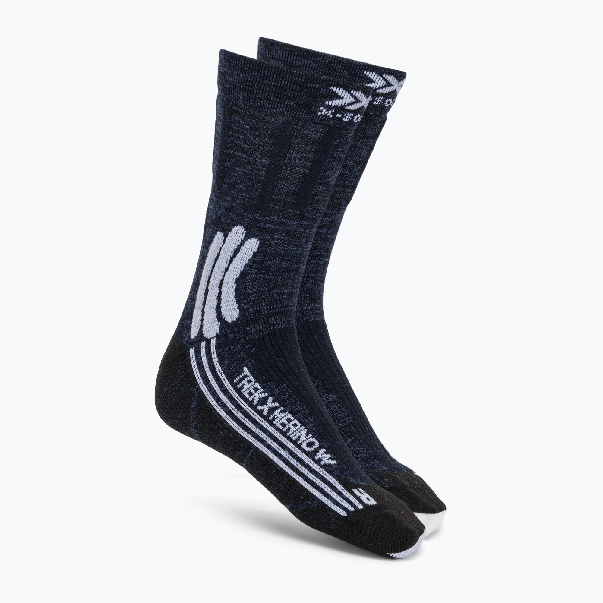 Șosete pentru femei X-Socks Trek X Merino midnight blue/arctic white