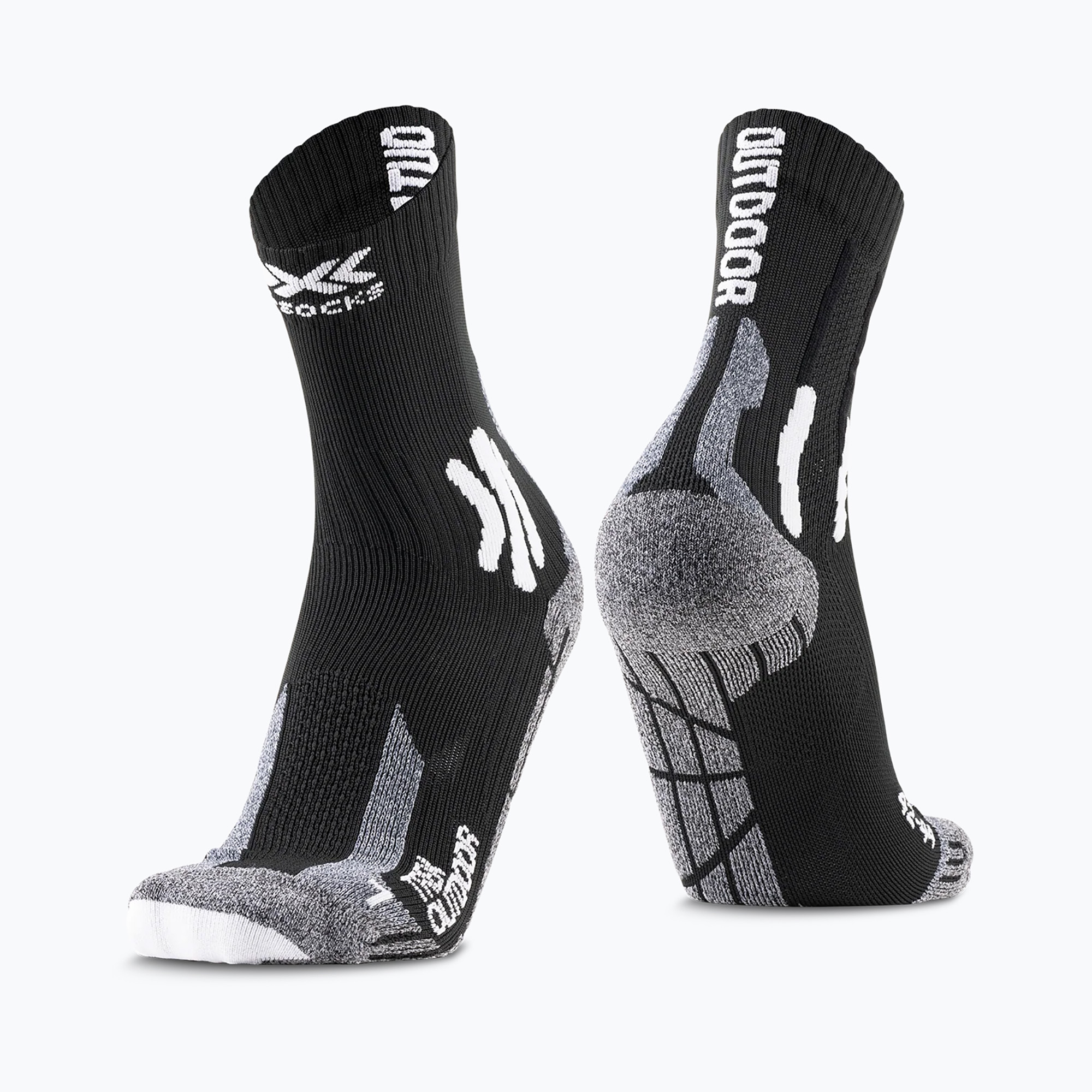 Чорапи X-Socks Trek Outdoor black/grey melange