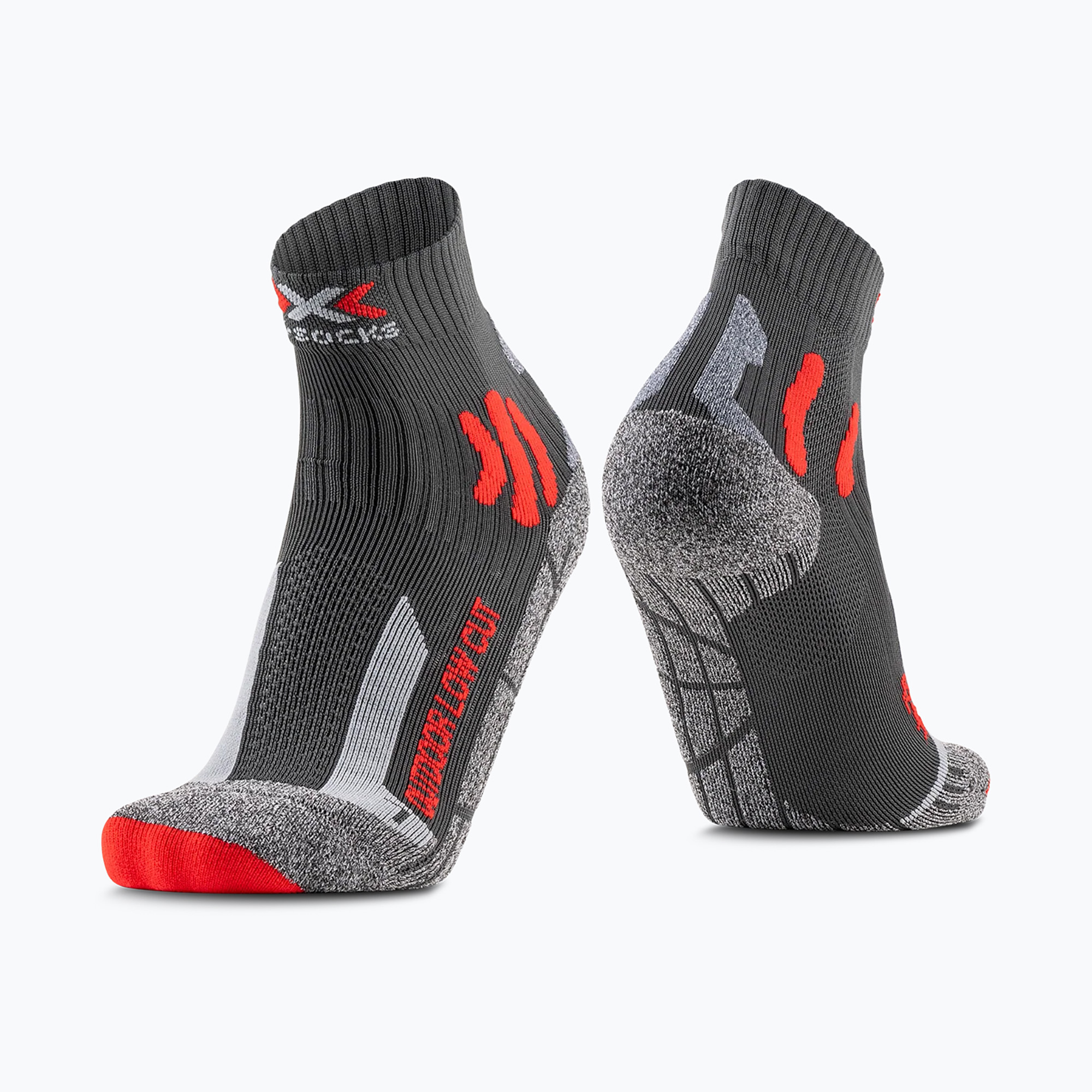 Șosete pentru bărbați X-Socks Trek Outdoor Low Cut anthracite/red