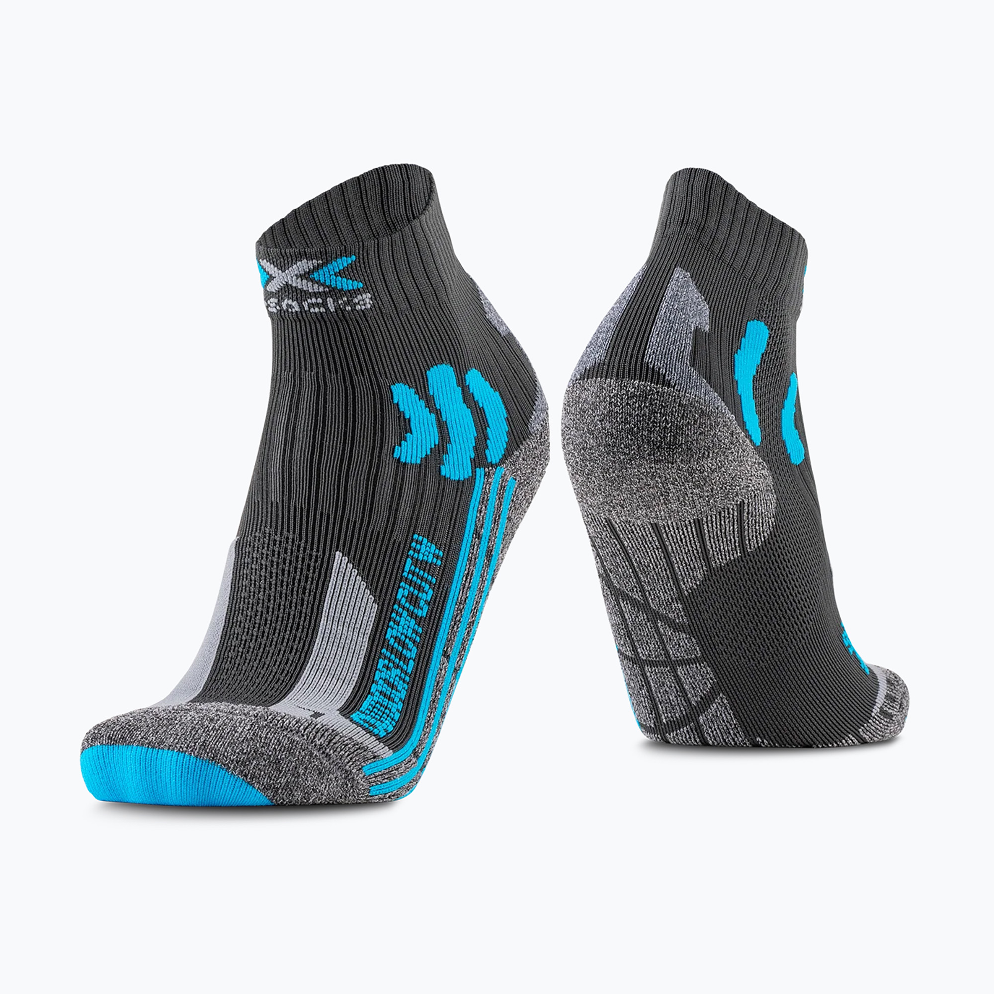 Чорапи X-Socks Trek Outdoor Low Cut anthracite/turquoise