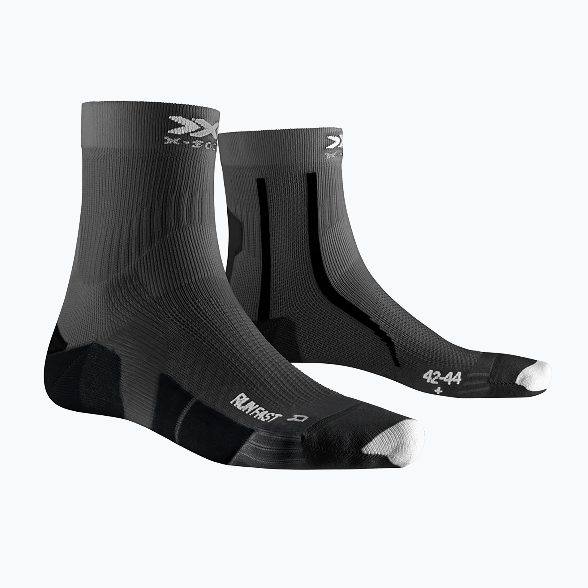 X-Socks Run Fast 4.0 running socks opal black/arctic white