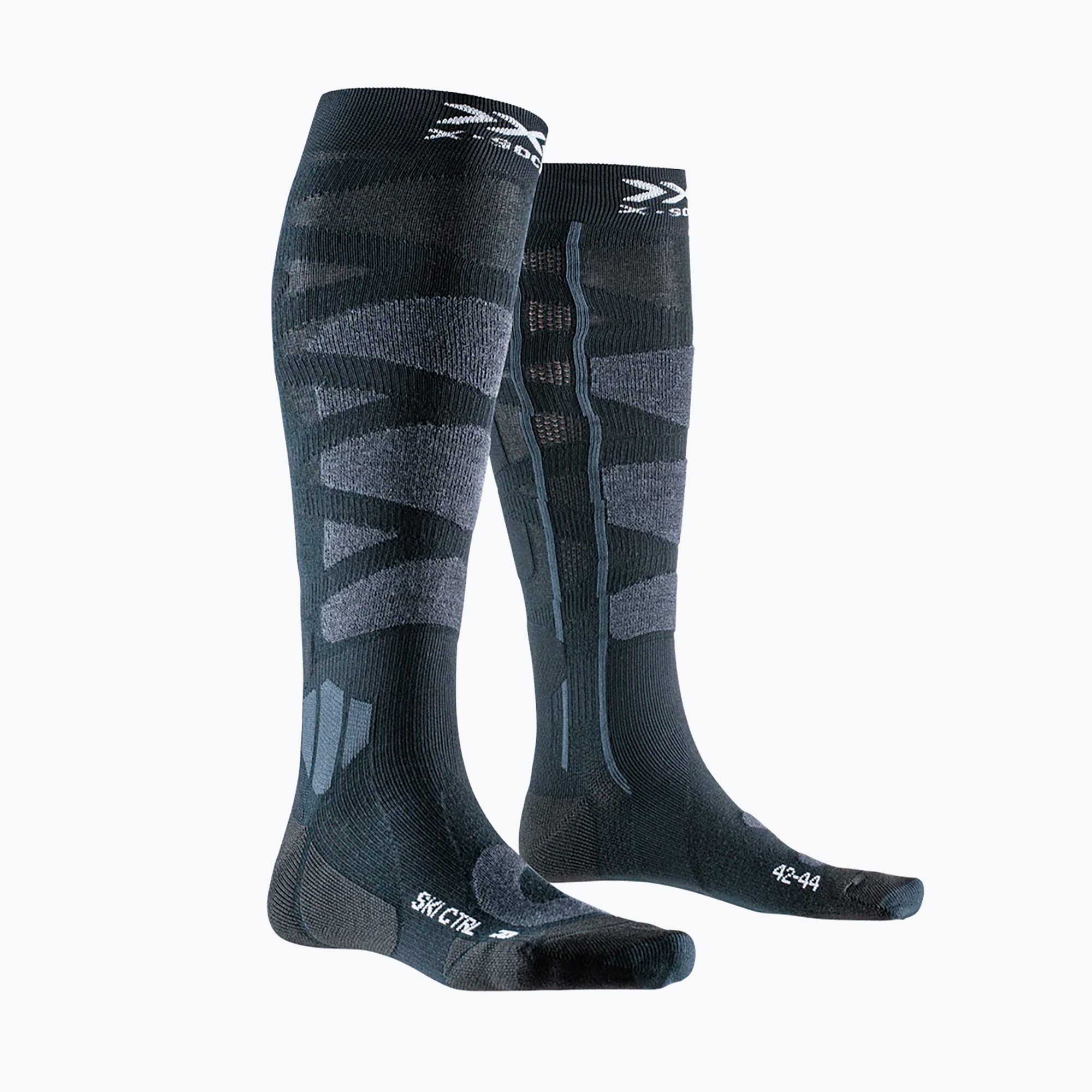 X-Socks Ski Control 4.0 black night/charcoal ski socks (39-41 EU)