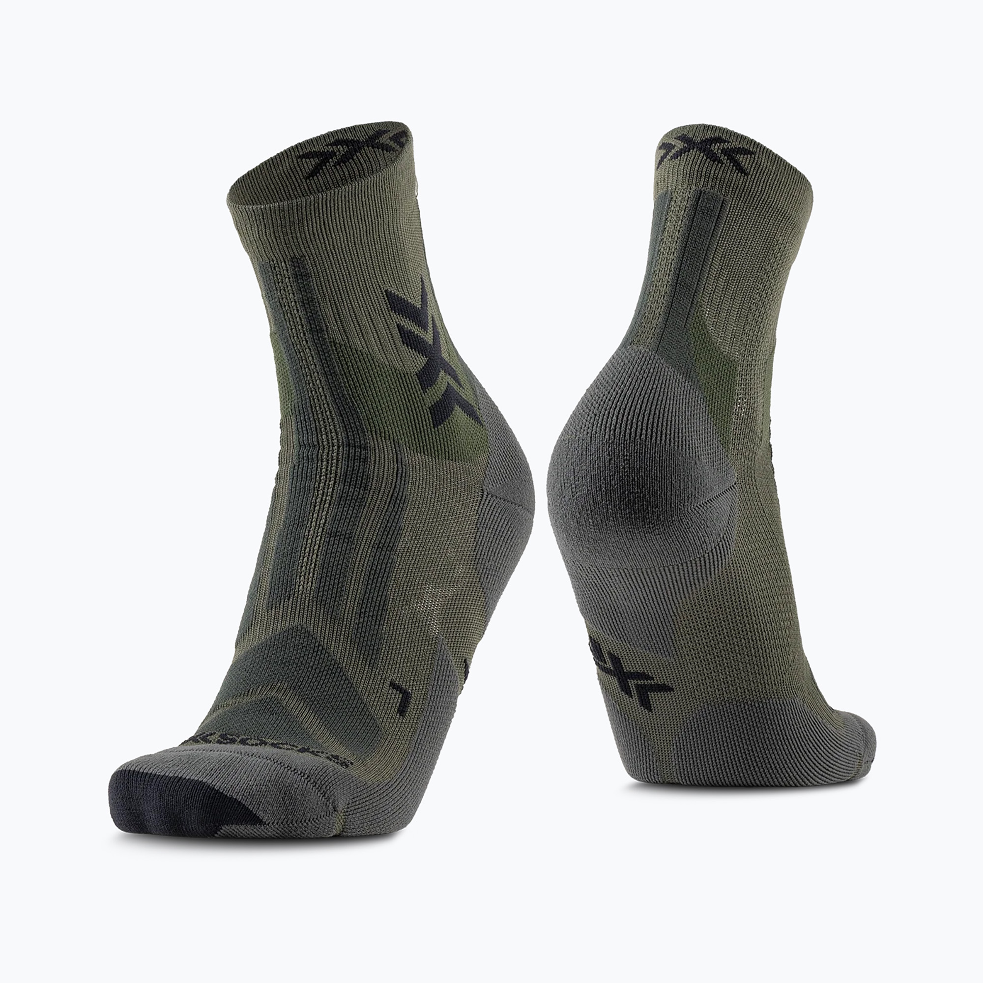 Șosete X-Socks Hike Discover Ankle dark sage/black