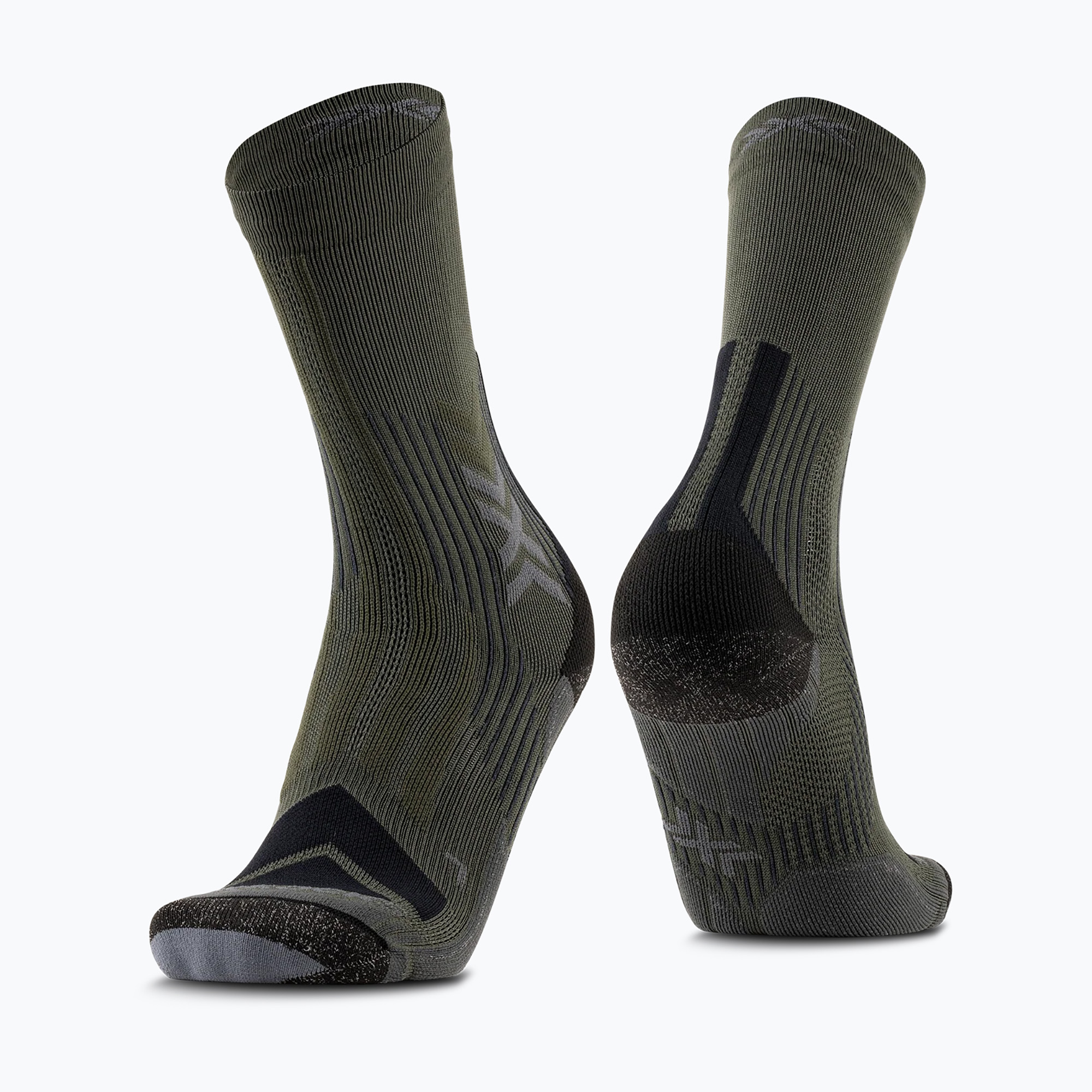Чорапи X-Socks men's Hike Expert Silver Crew green/black
