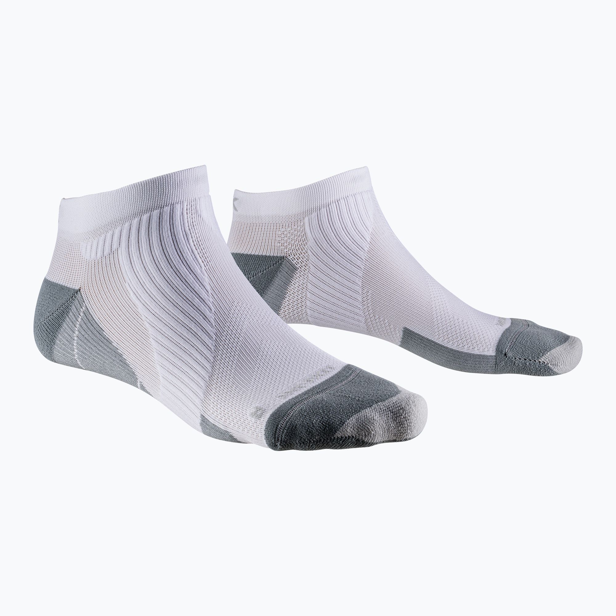 X-Socks Run Perform Low Cut calzini bianco artico/grigio perla (45-47 EU) (Run Perform Low Cut XS-RIPES24M-W002)