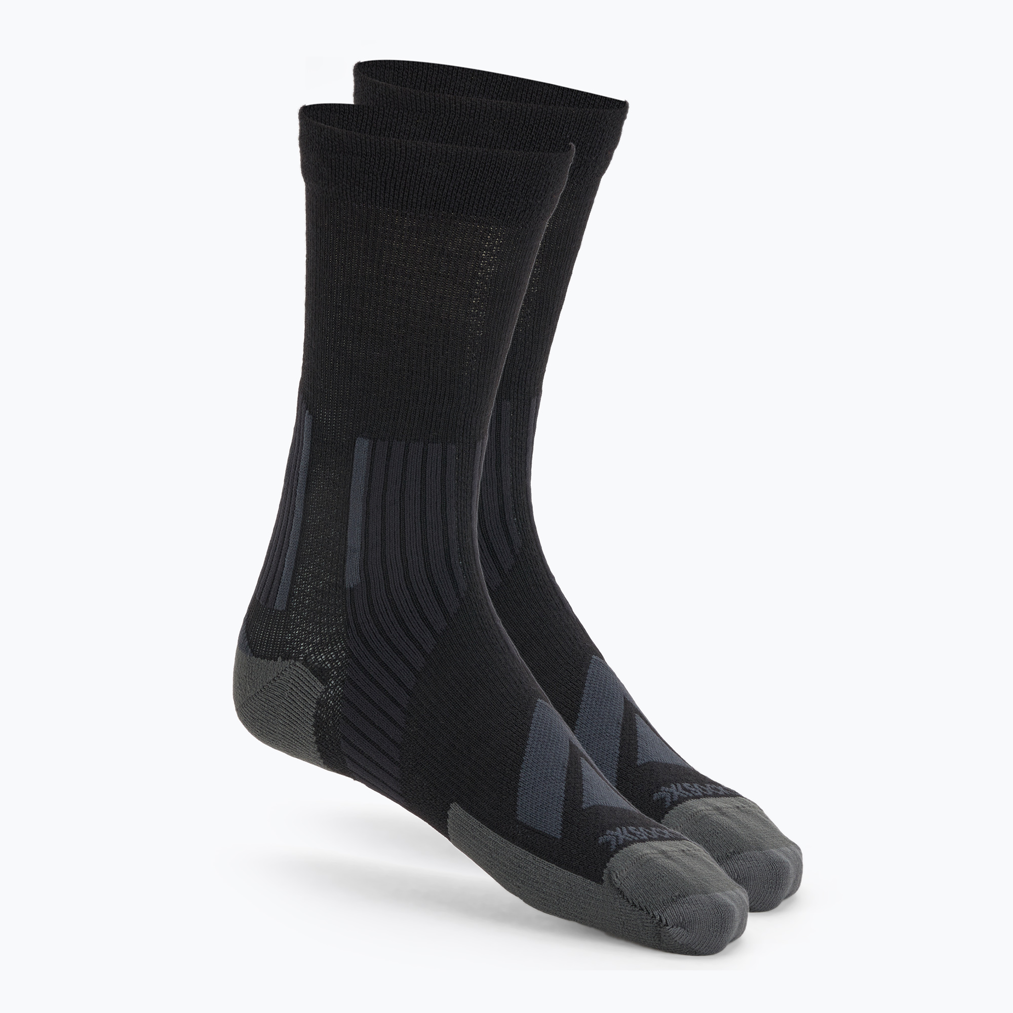 Kerékpáros zokni X-Socks Bike Expert Merino Crew black/charcoal (Bike Expert Merino Crew XSBQXMS24)