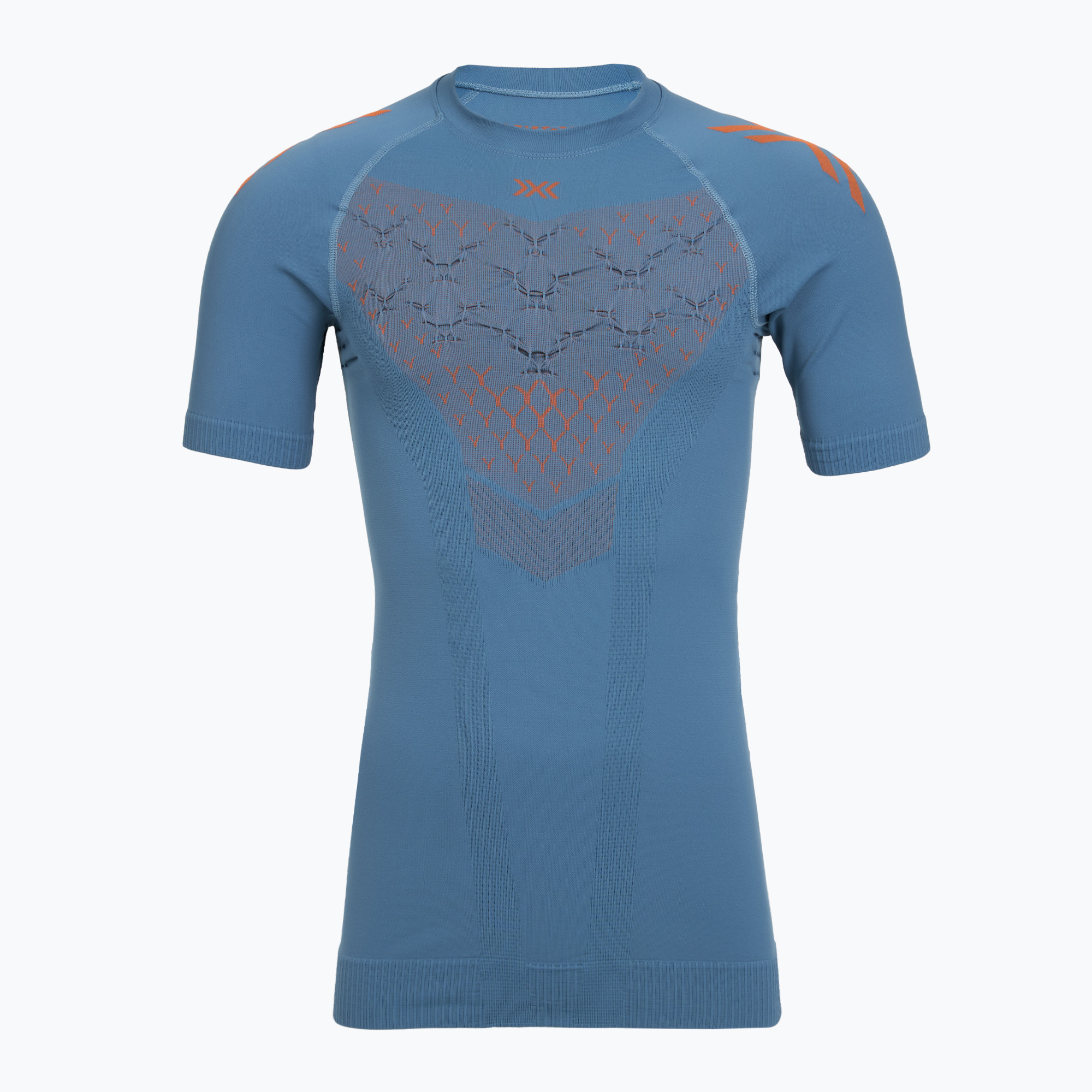 Мъжка тениска за бягане X-Bionic Twyce Run blue/white