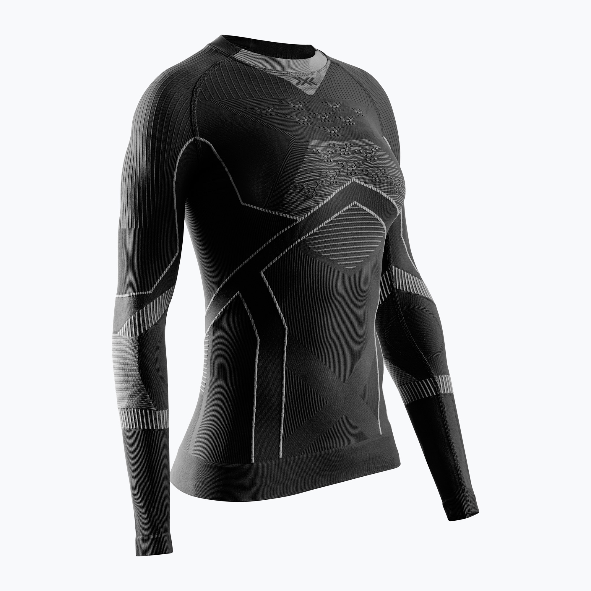 Дамска термо блуза с дълъг ръкав X-Bionic Energy Accumulator Light Shirt black/light grey