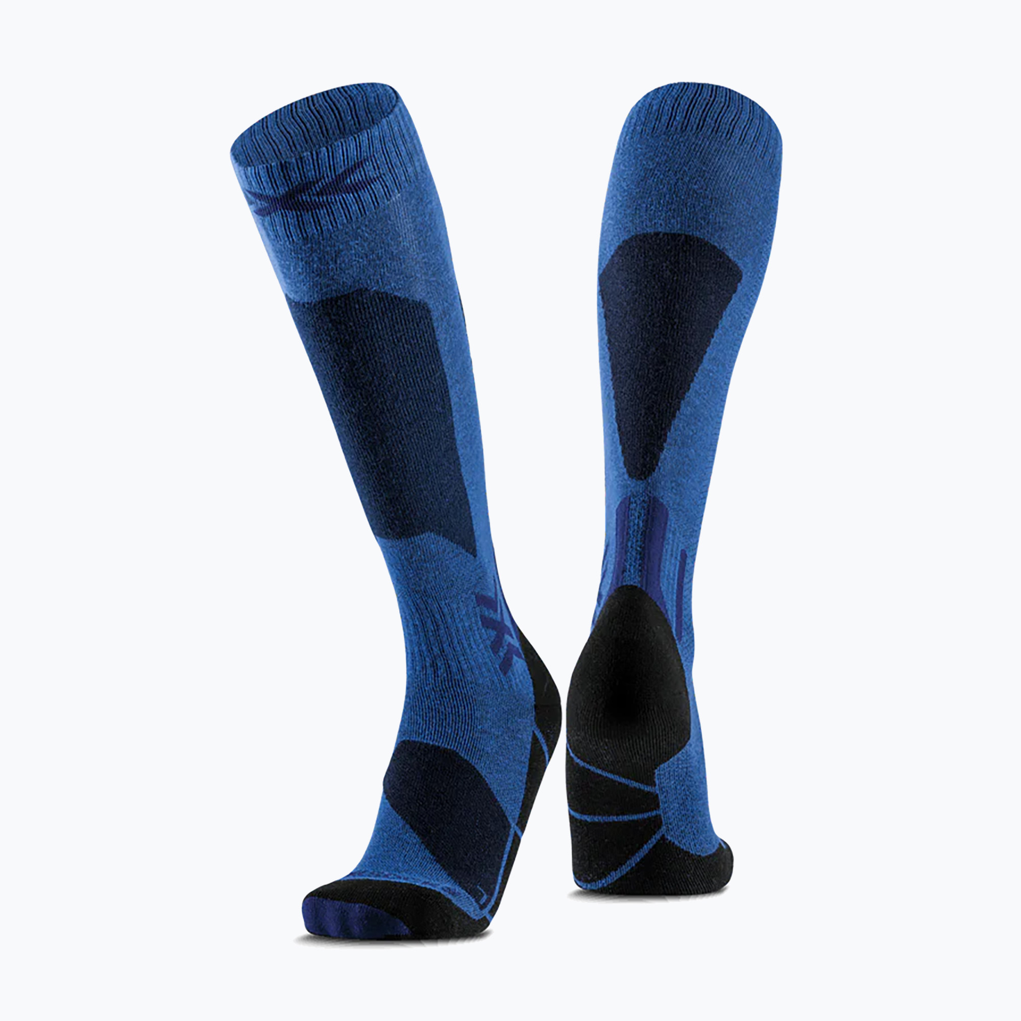 Lyžiarske ponožky X-Socks Ski Discover Otc blue blossom/marine (Ski Discover Otc WYDDW24U)
