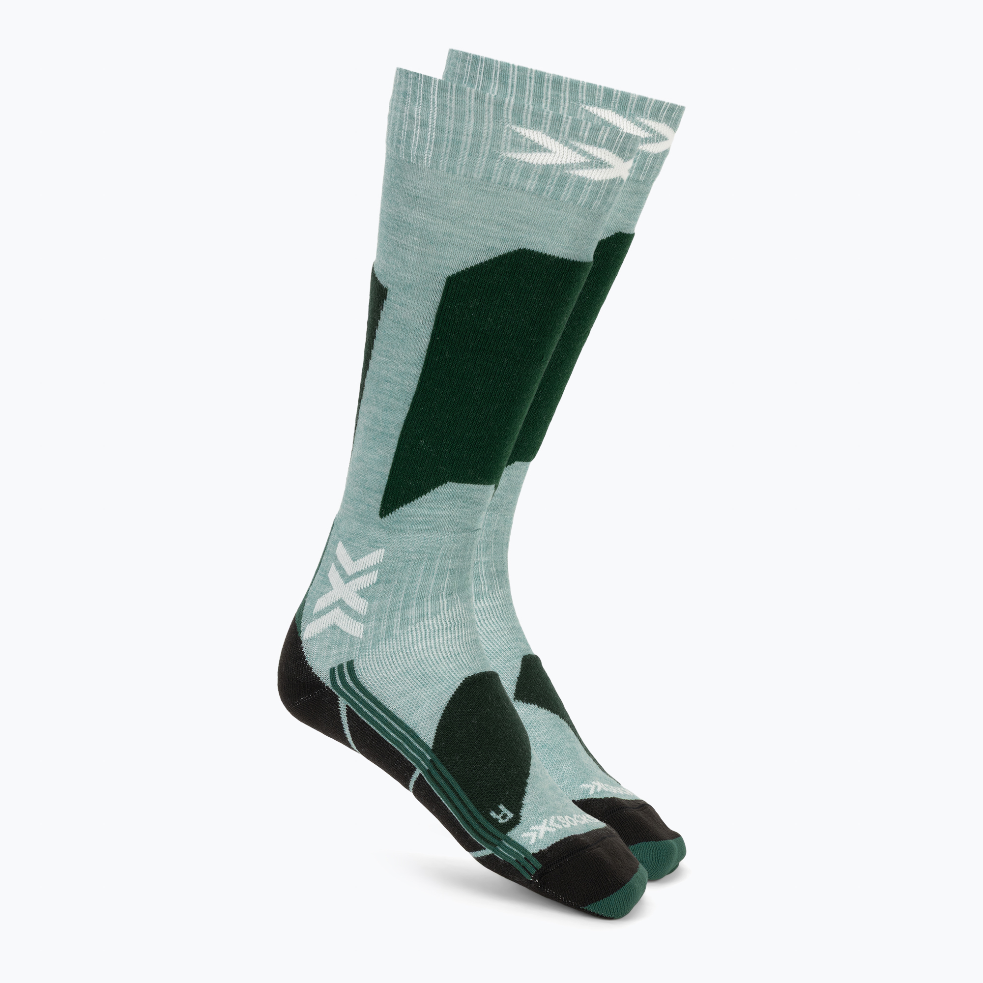 Дамски скиорски чорапи X-Socks Ski Discover Otc sage green/english lawn