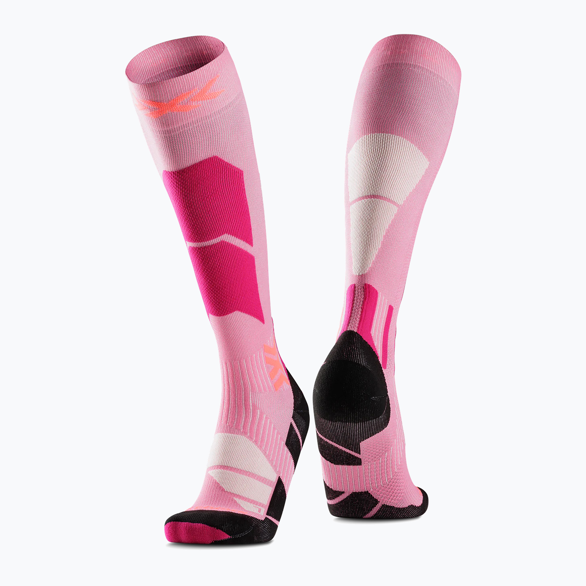 Скиорски чорапи X-Socks Ski Perform Otc light pink/light sand