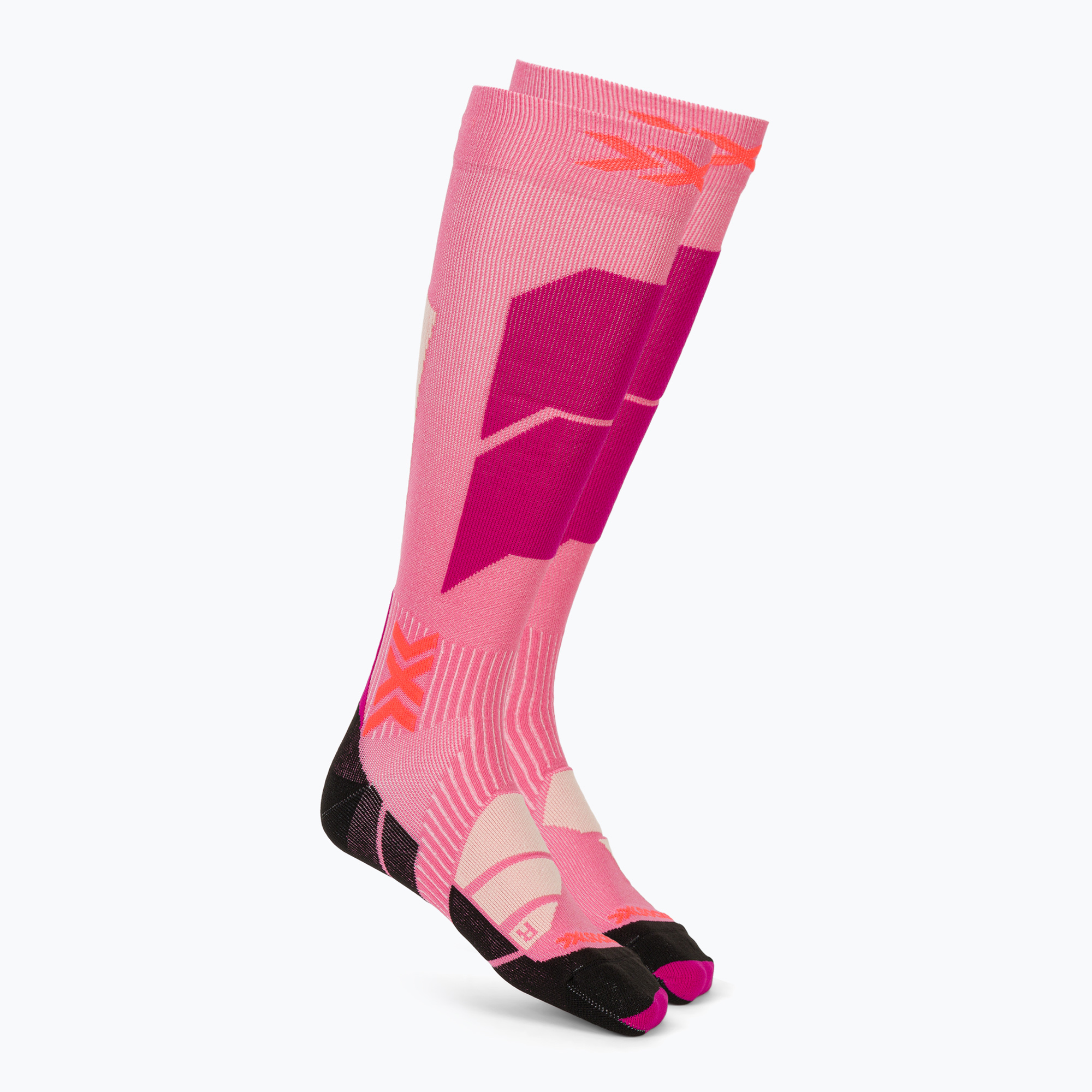 Скиорски чорапи X-Socks Ski Perform Otc light pink/light sand