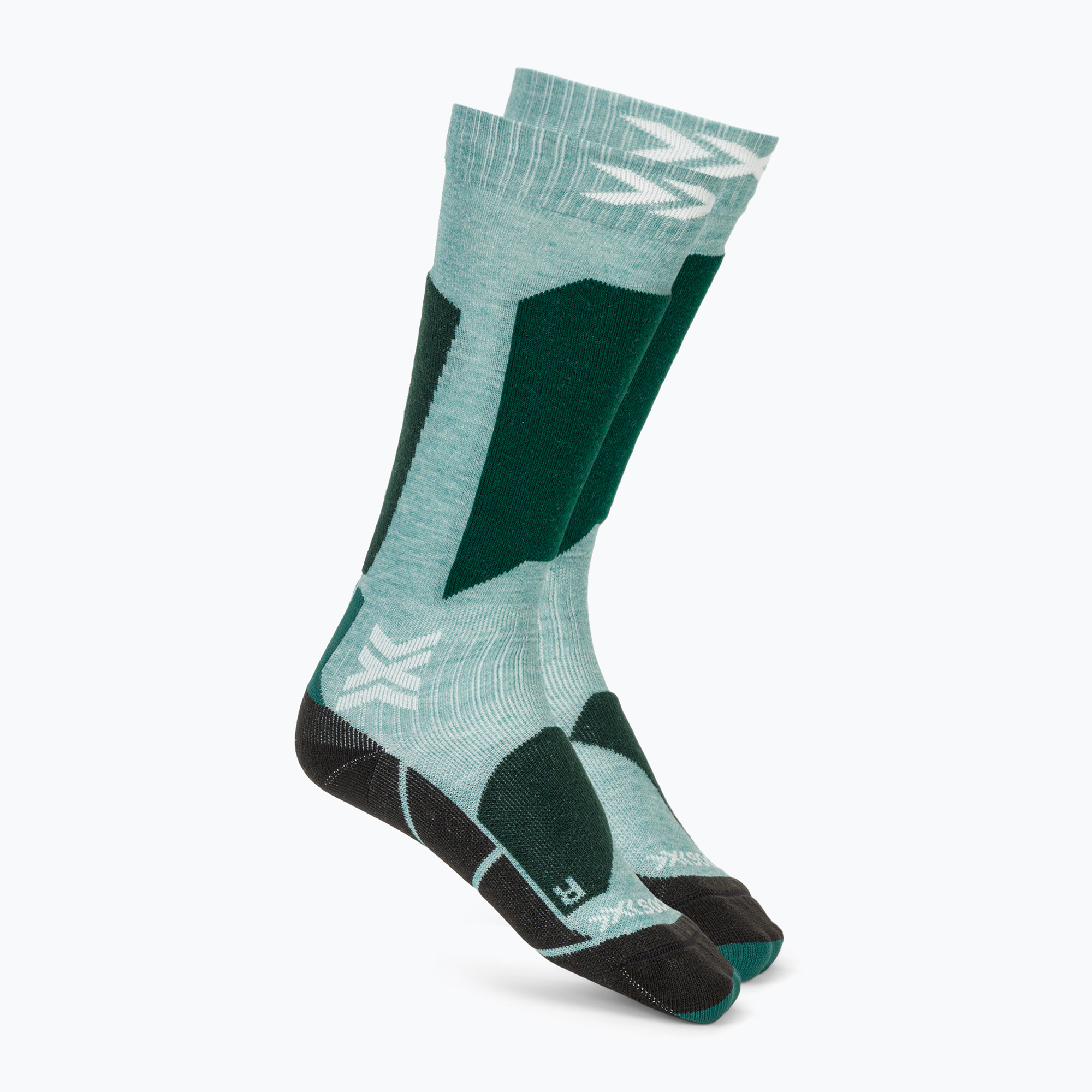 Детски скиорски чорапи X-Socks Ski Discover Otc sage green/english lawn
