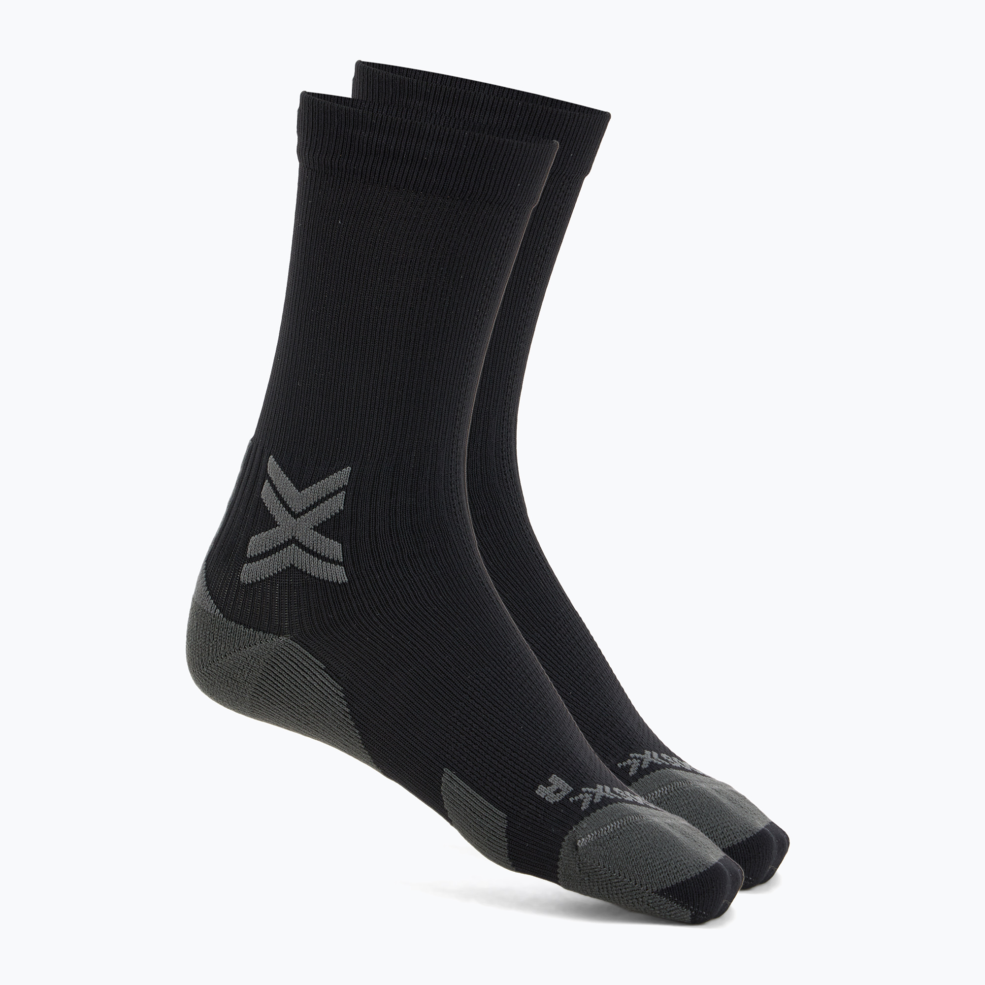 X-Socks Run Discover Crew черни/въглени чорапи