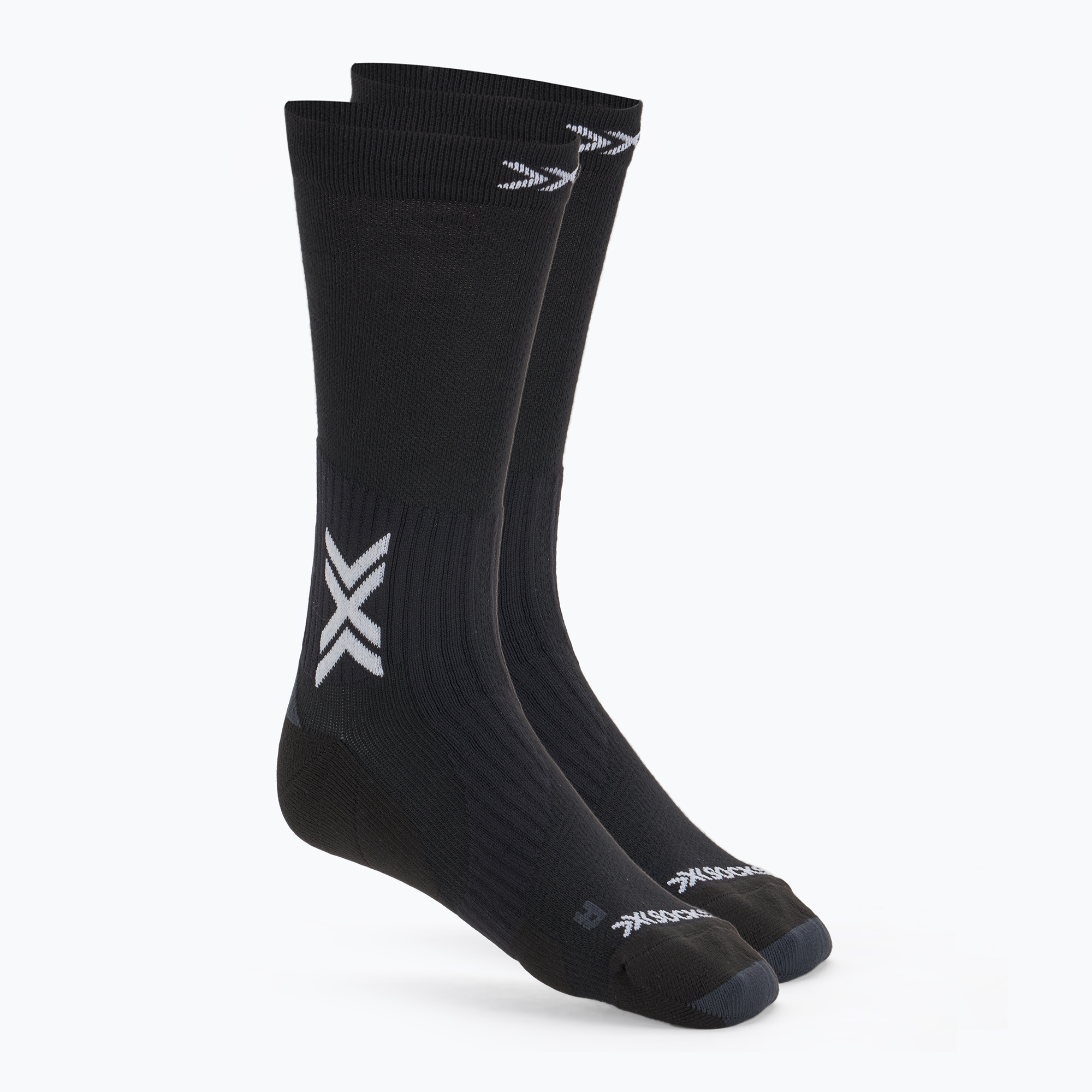 Skarpety X-Socks Run Perform Warm Crew x black/light grey 
