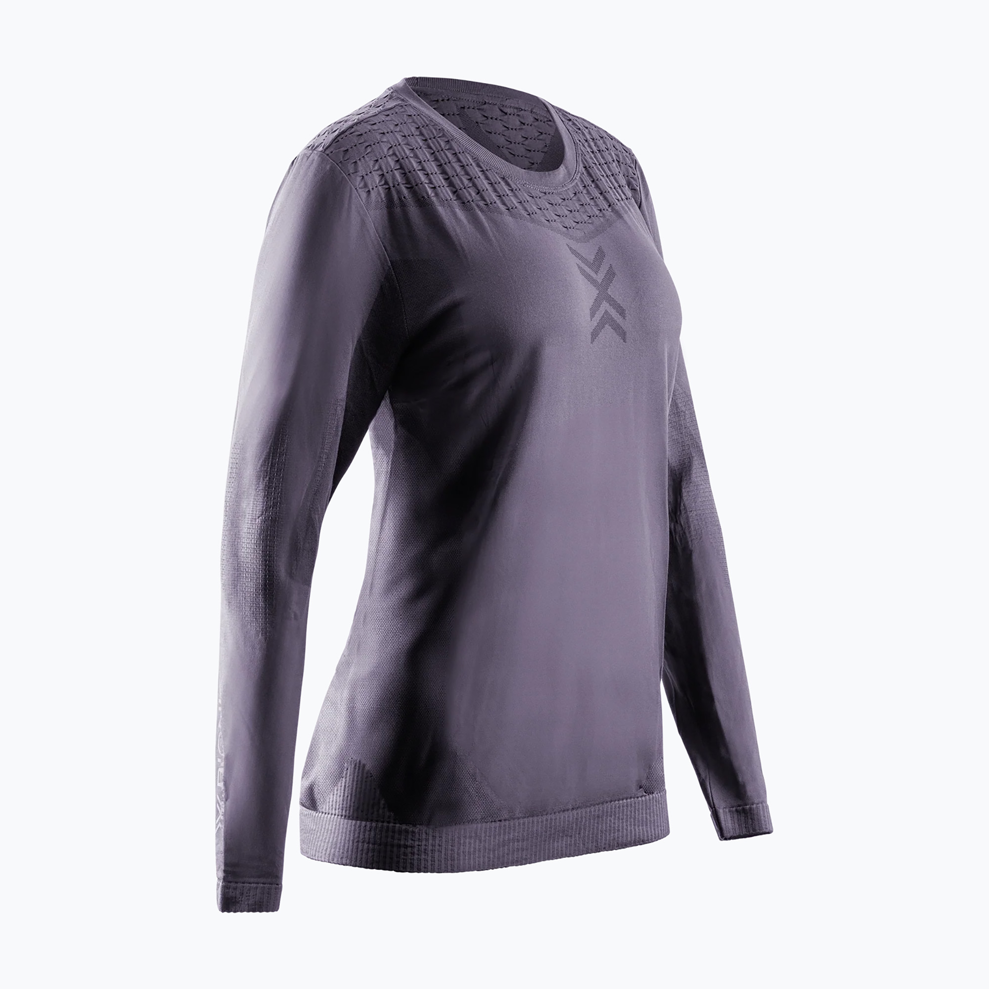 Longsleeve do biegania damski X-Bionic X-Ential muted lavender 