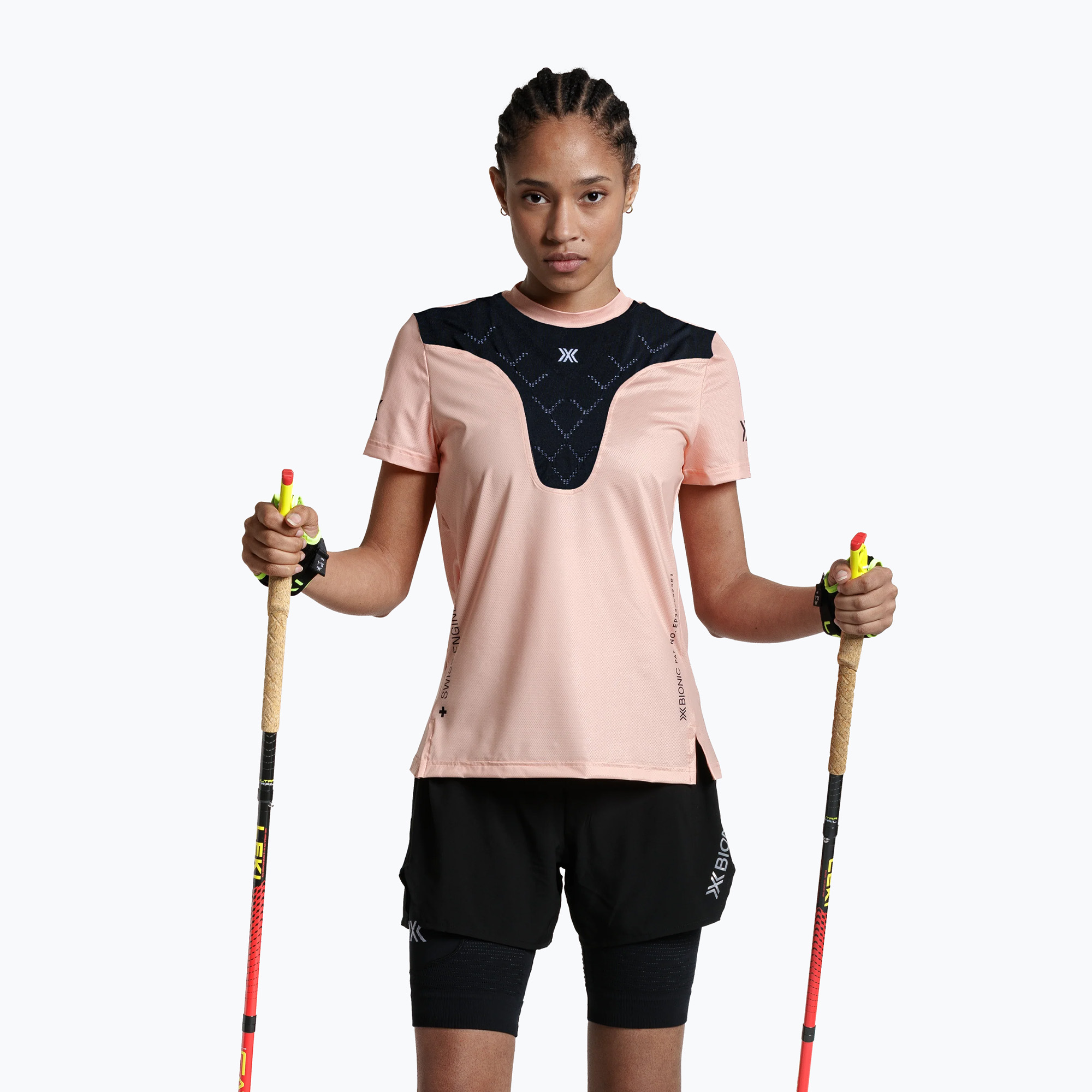 Koszulka do biegania damska X-Bionic Corefusion Run Shirt fresh peach 