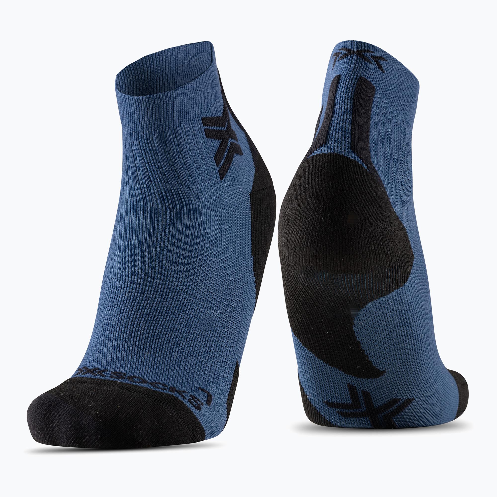 Мъжки чорапи X-Socks Run Discover Ankle marine/x black