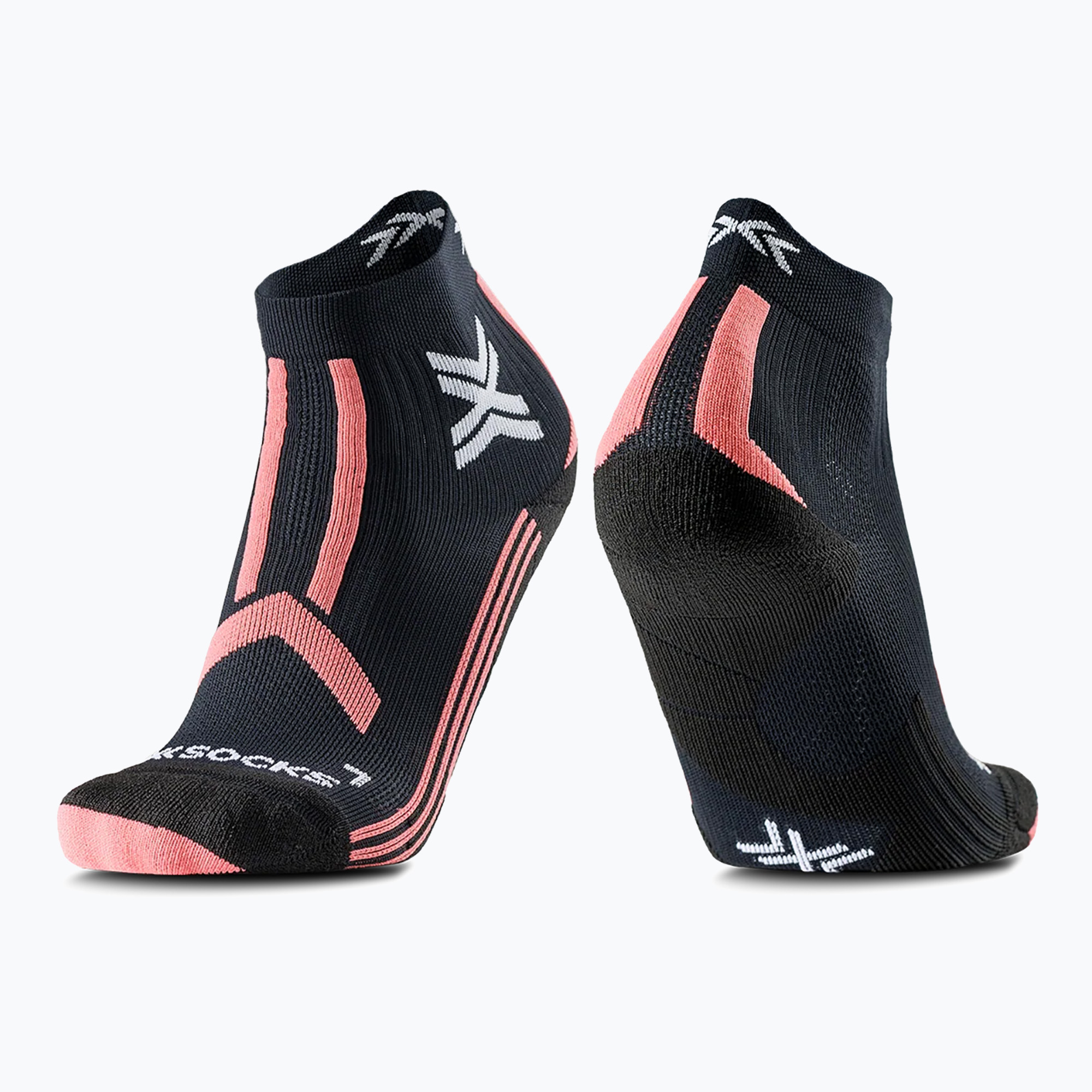 Дамски чорапи X-Socks Trailrun Discover Чорапи до глезена x black/dusty rose