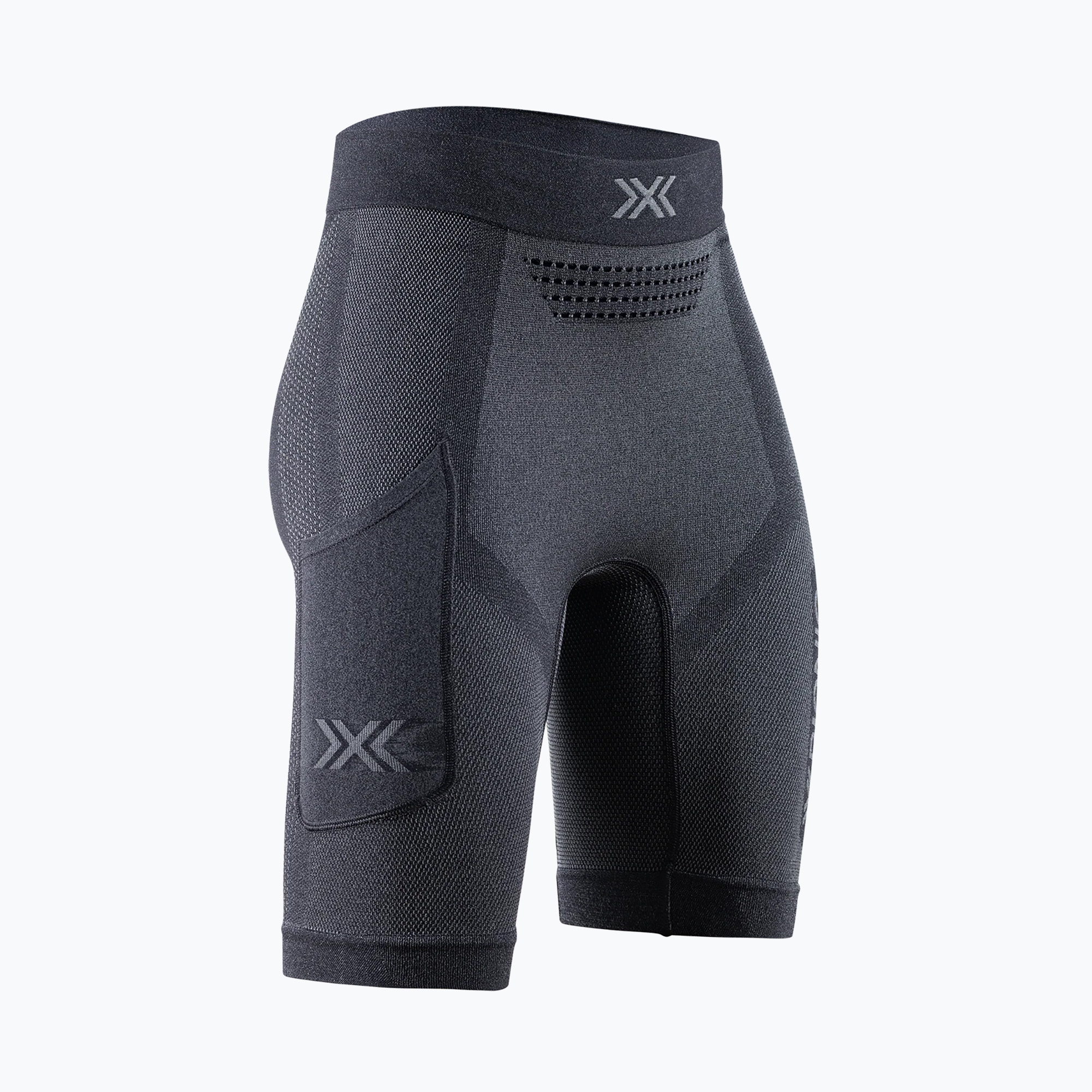 Дамски клин за бягане X-Bionic Xceed Run Tights X black/rhino grey