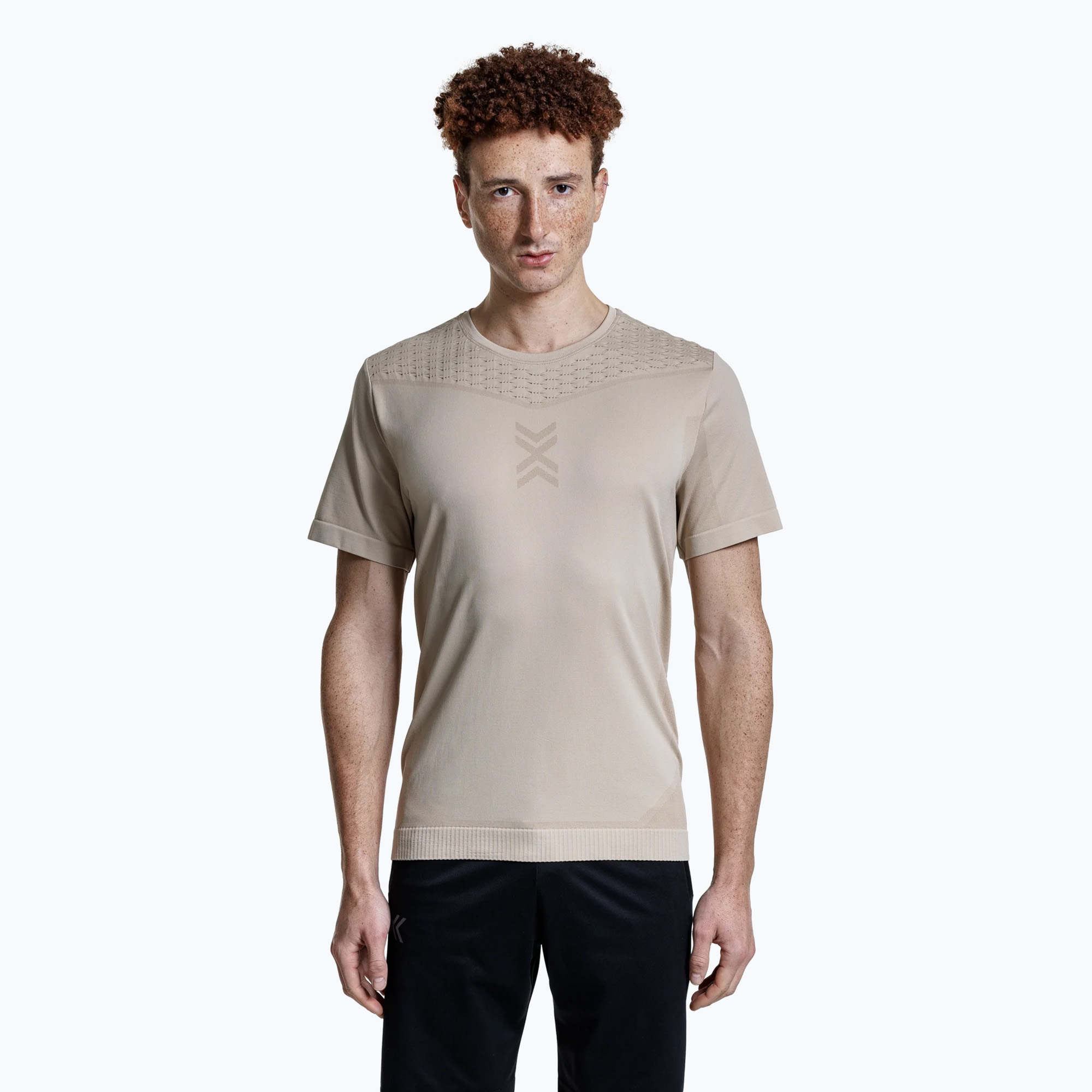 Koszulka do biegania męska X-Bionic X-Ential sand 