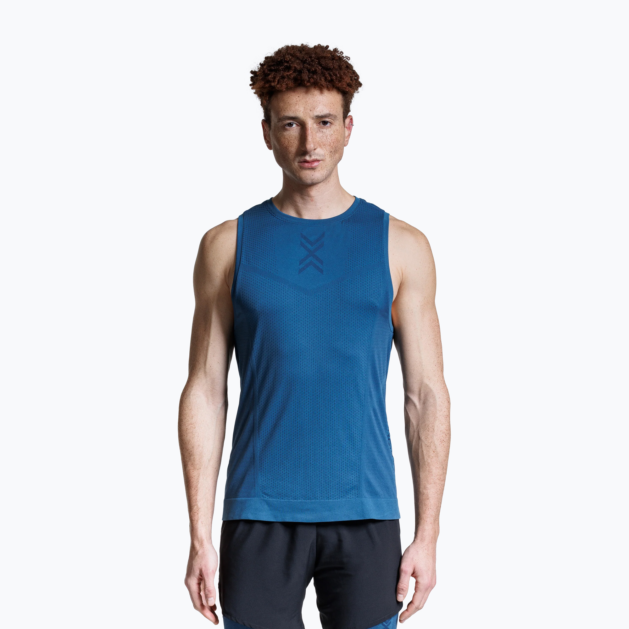 Koszulka do biegania męska X-Bionic Xceed Run slate blue/marine 