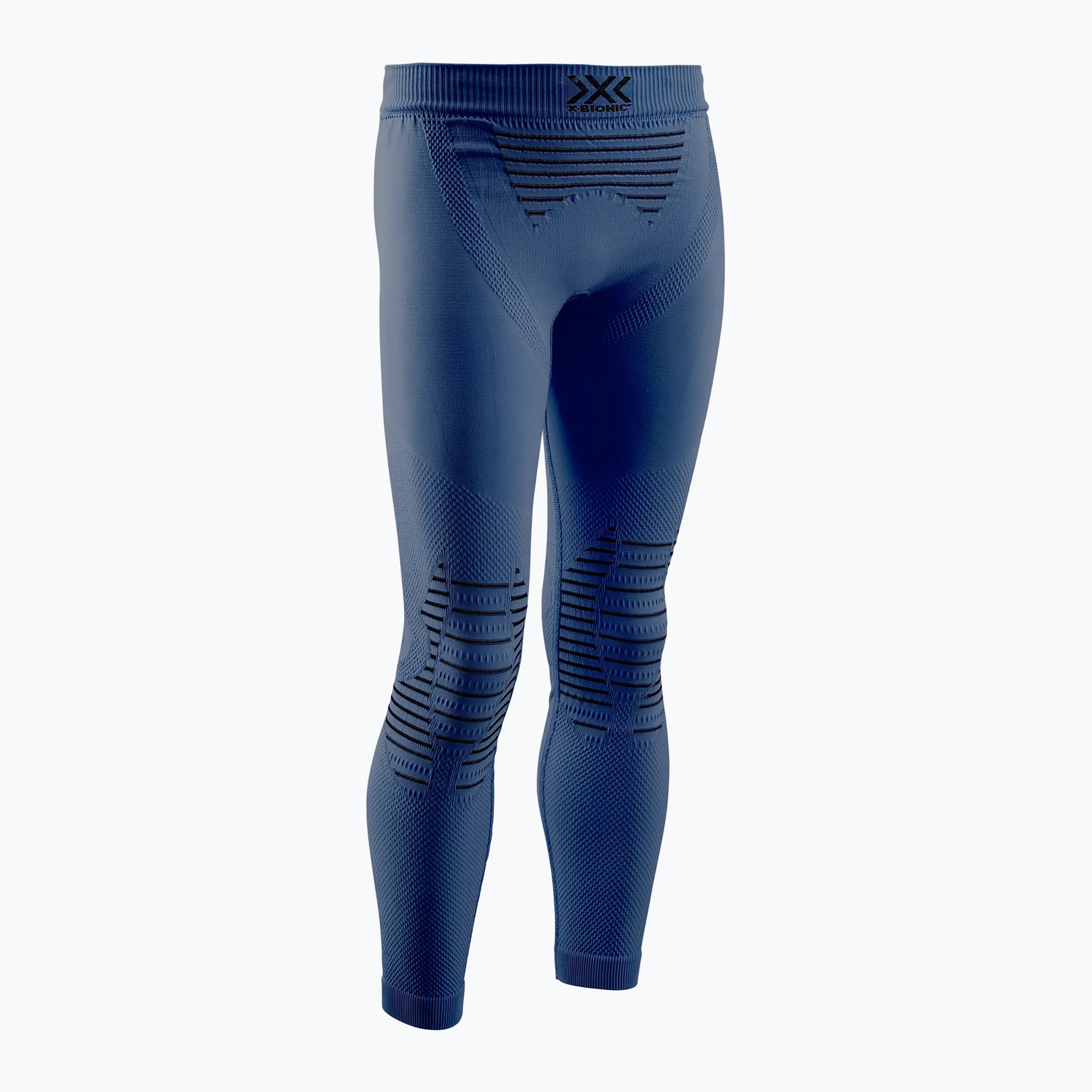 Pantaloni termoactivi pentru copii X-Bionic Invent 4.0 marine/x black