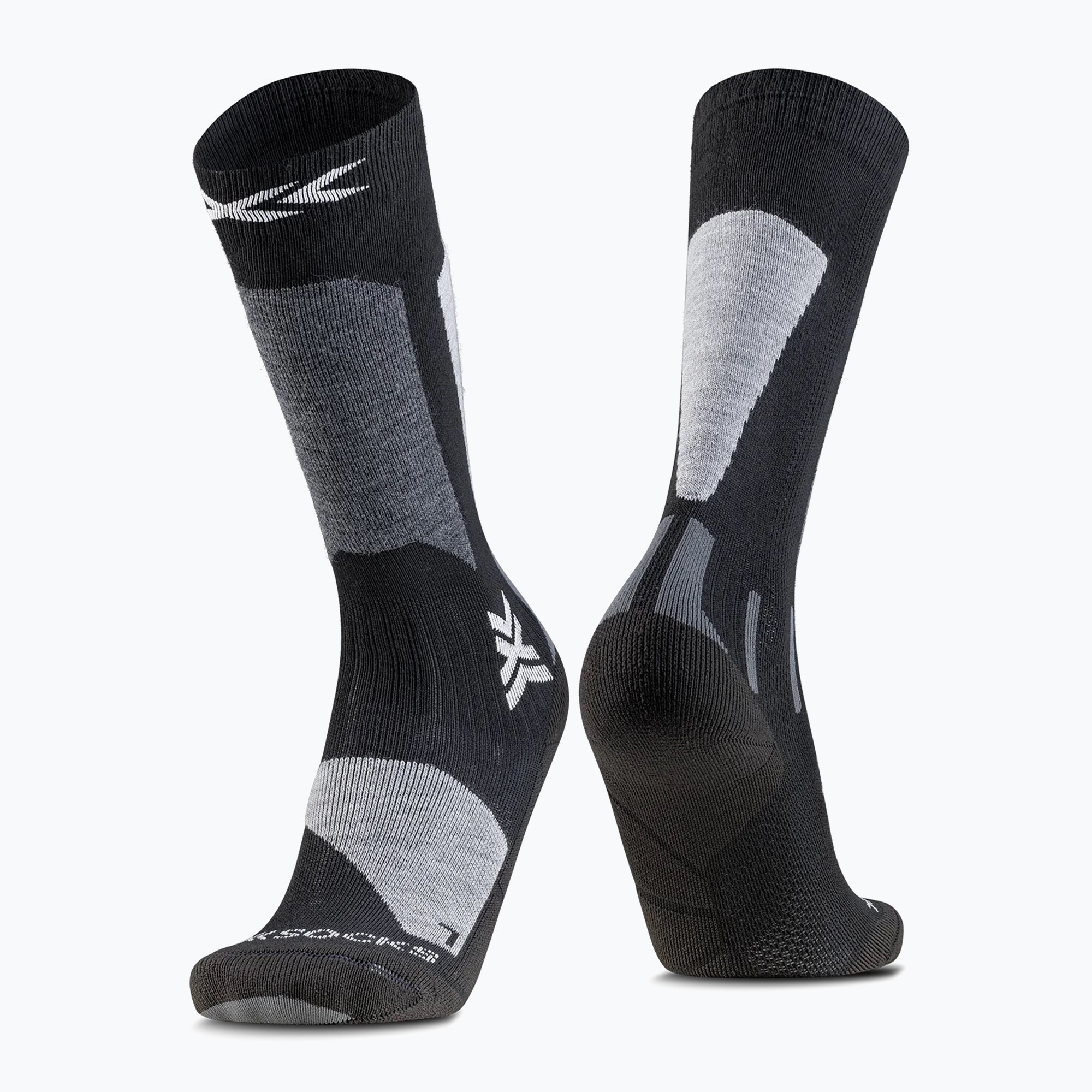 Șosete de schi pentru copii X-Socks Ski Discover Otc x black/light grey