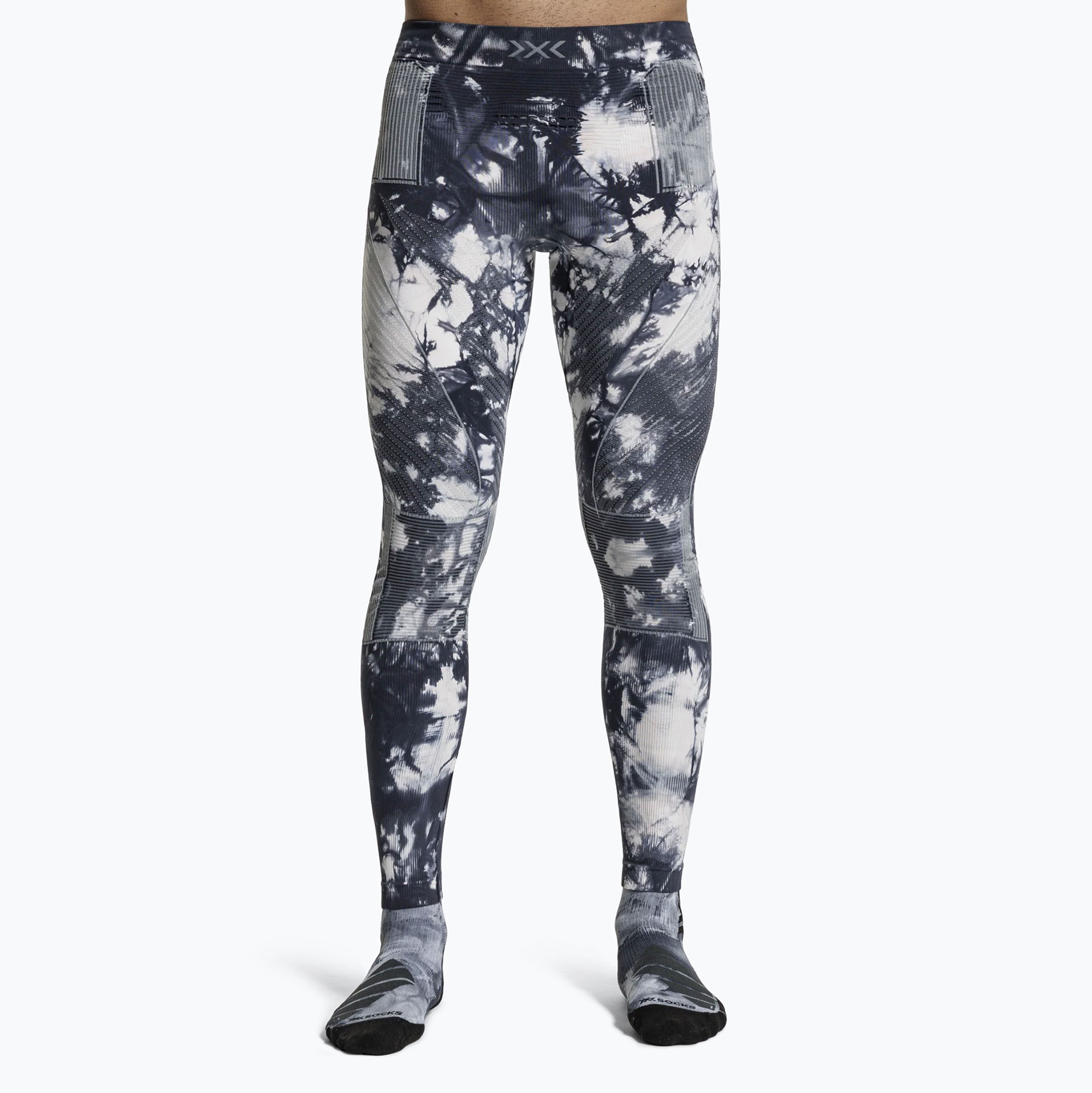 Термоактивни панталони X-Bionic Energy Accumulator Wild tiedye x black/fluo pink