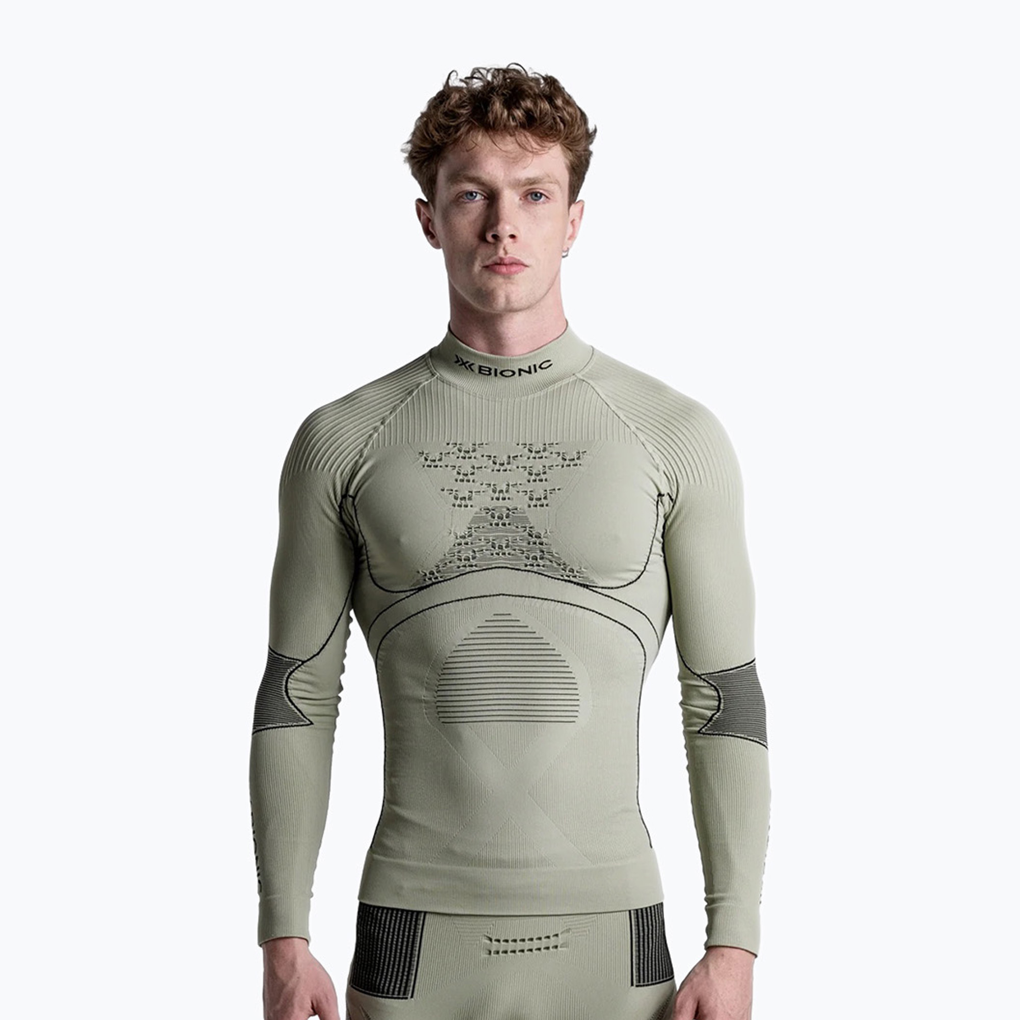 Bluza termoaktywna męska X-Bionic Accumulator 4.0  tea grey/black | WYSYŁKA W 24H | 30 DNI NA ZWROT