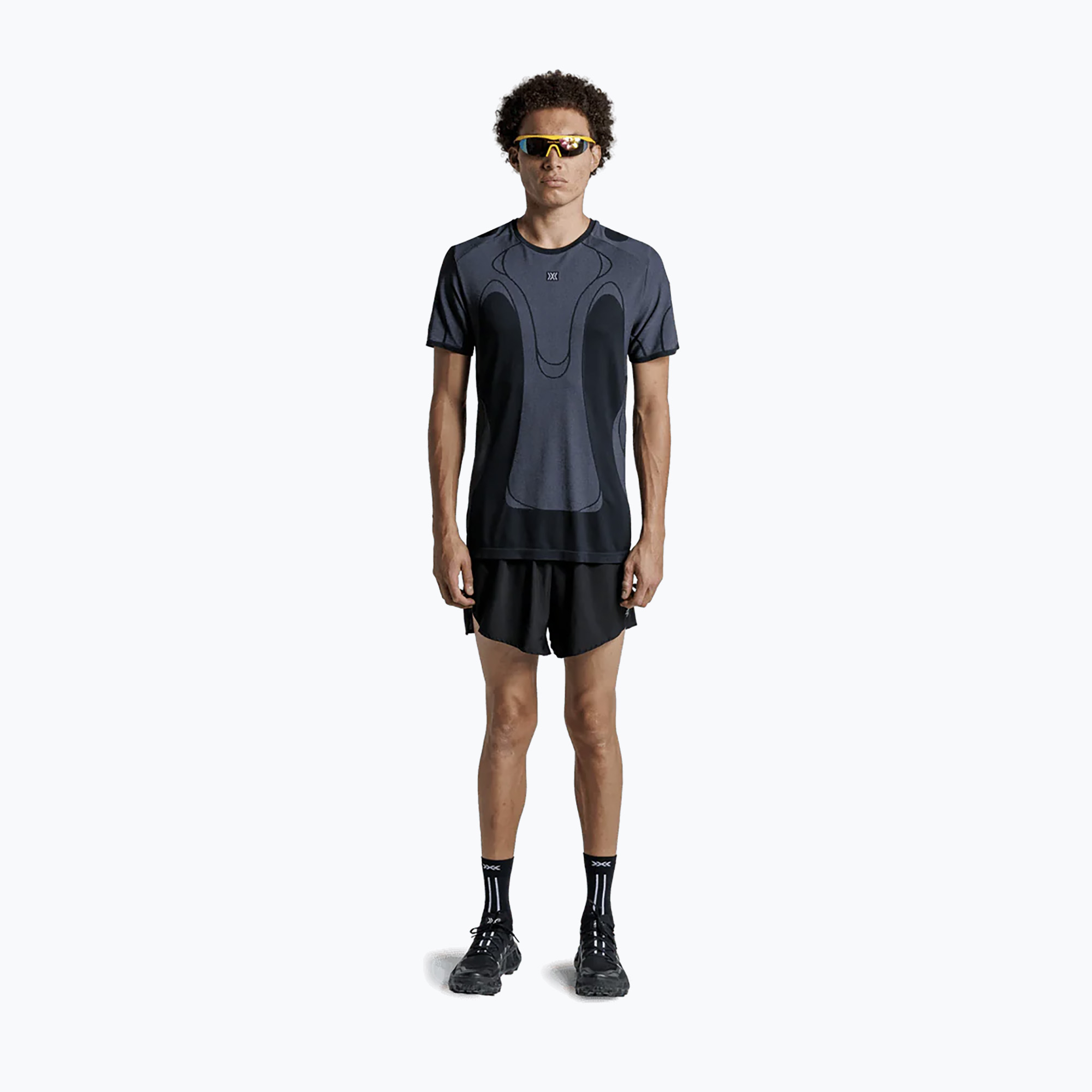 Мъжка тениска за бягане X-Bionic Xceed Run Perform x black/x white