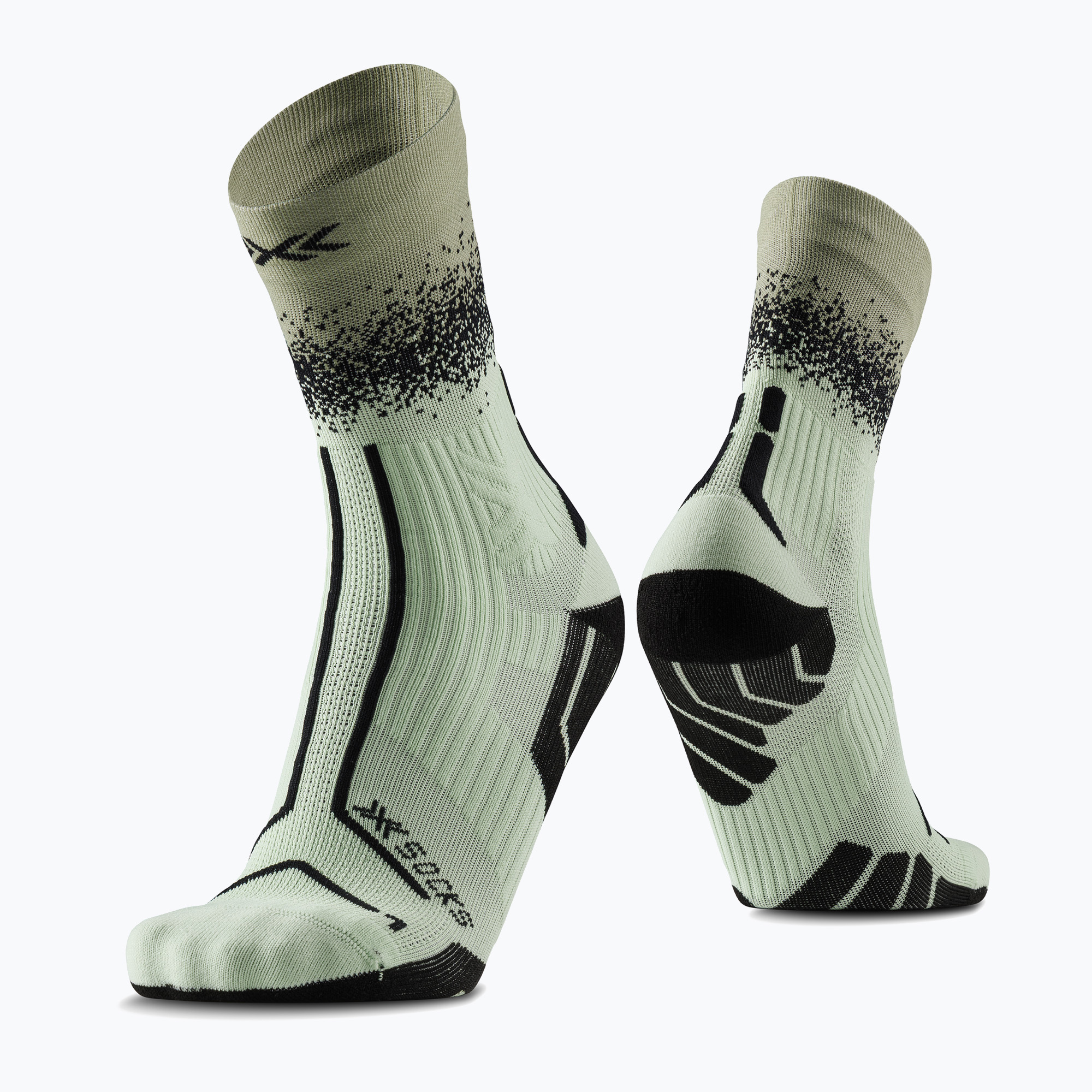 Чорапи X-Socks Terraskin Perform Crew digital lime/x black