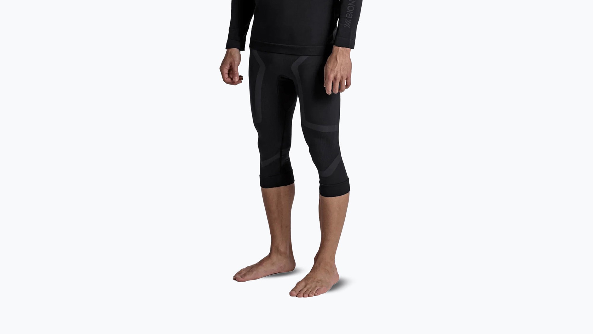 Мъжки термоактивни панталони X-Bionic X-Ential 3/4 x black