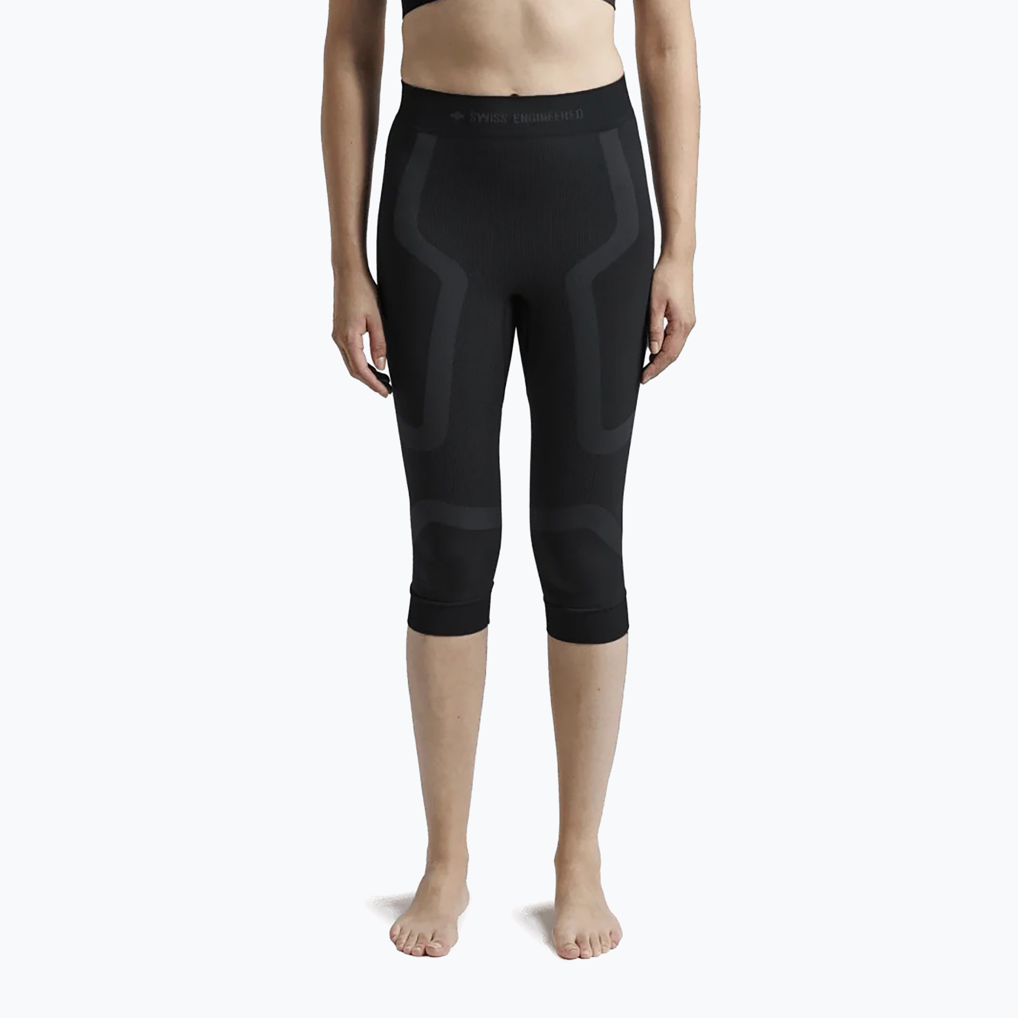 Дамски термоактивни панталони X-Bionic X-Ential 3/4 x black