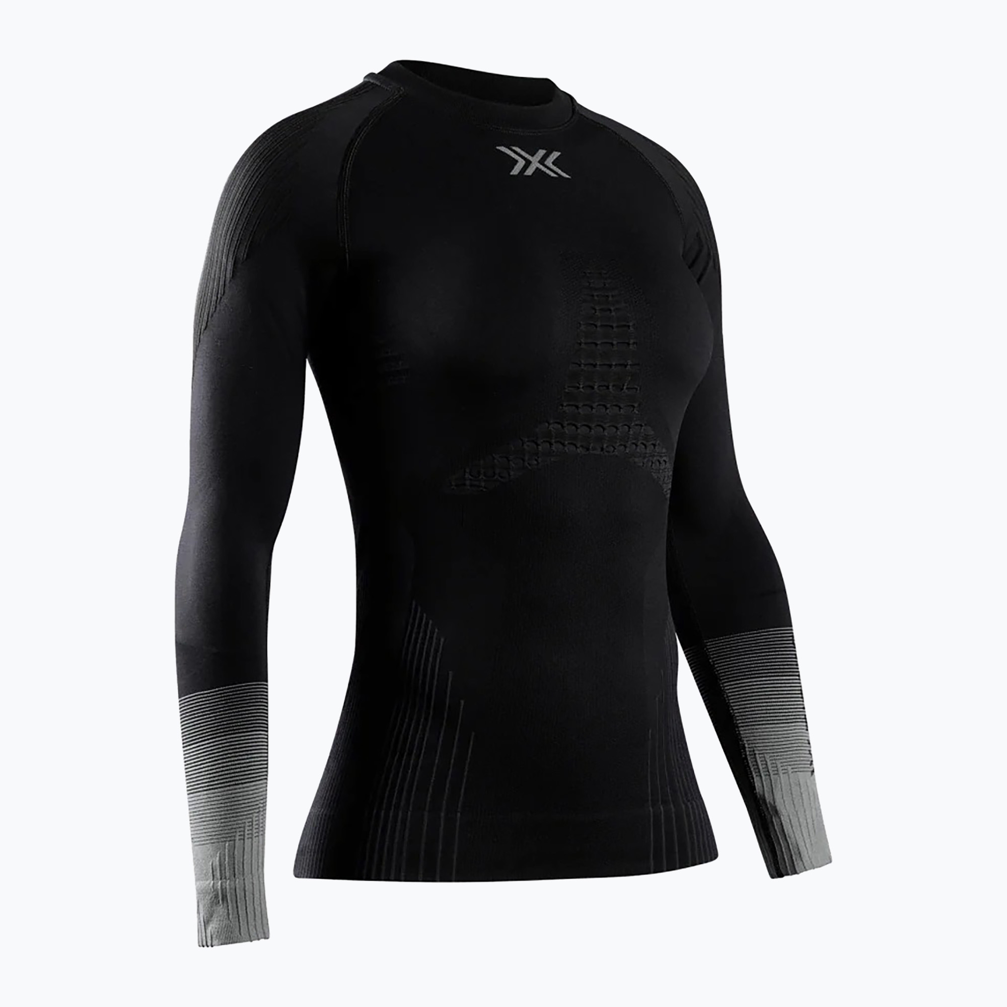 Дамски термоактивен суитшърт X-Bionic Invent Graphics LS x black/dark grey