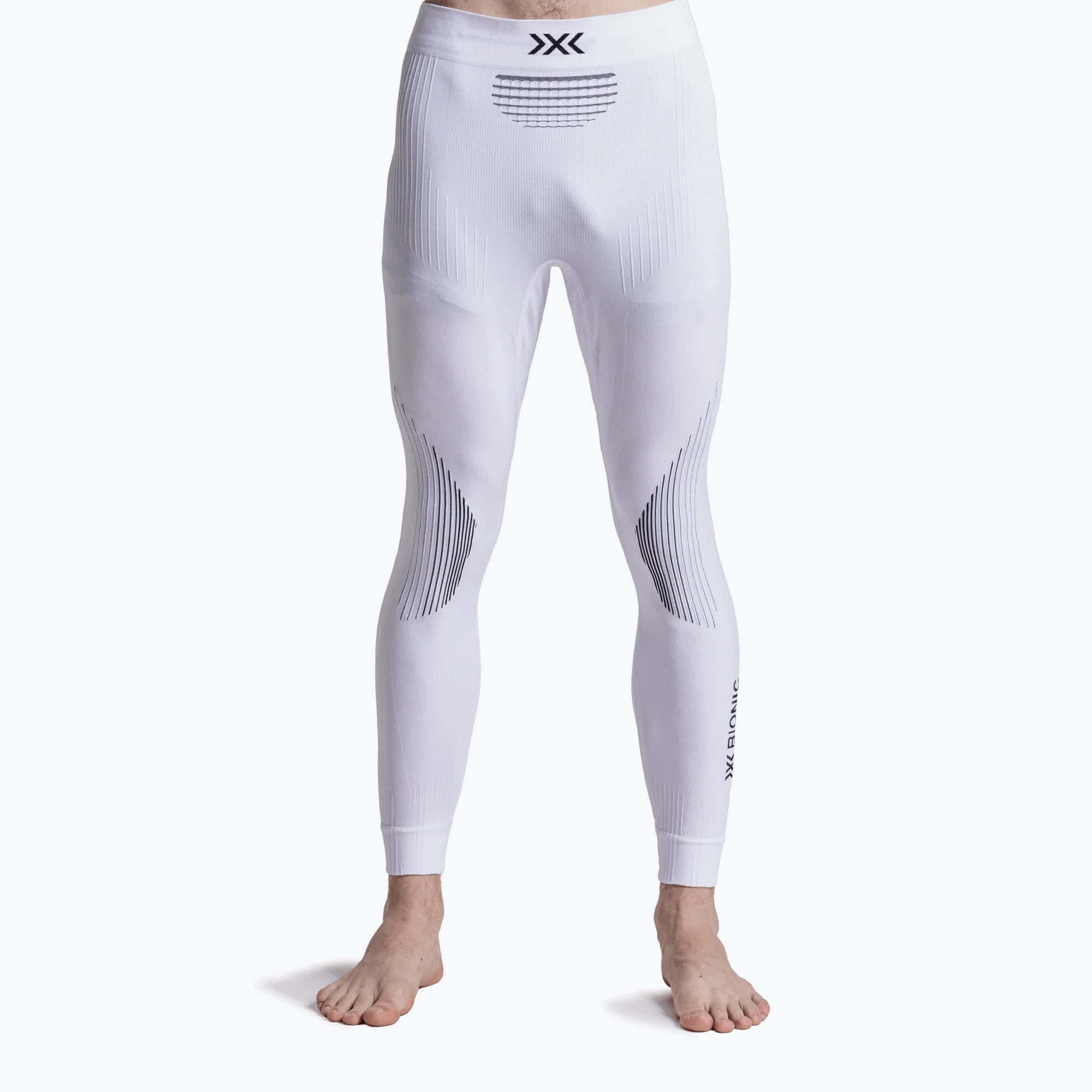Colanți termoactivi pentru bărbați X-Bionic Invent x white