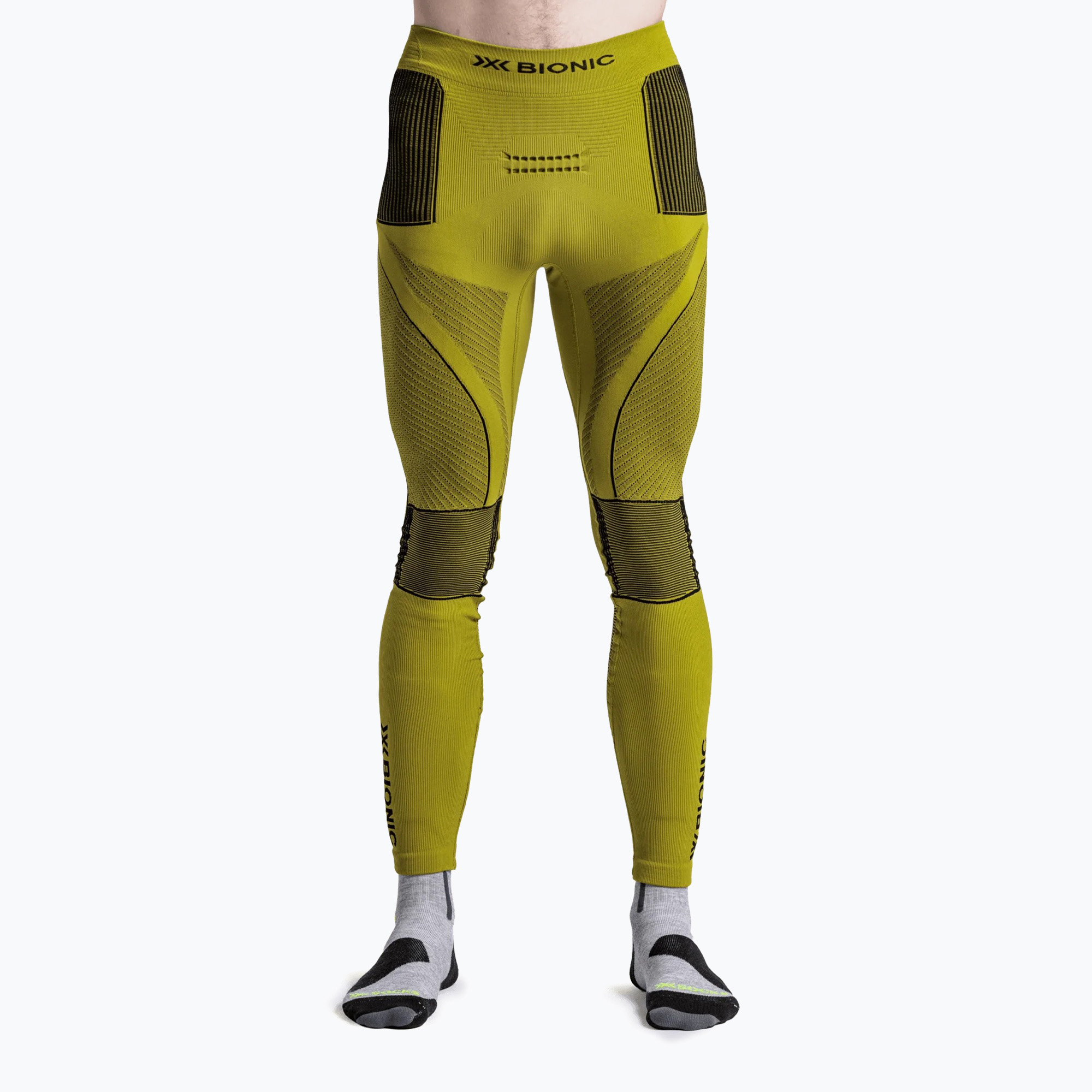 Colanți termoactivi pentru bărbați X-Bionic Energy Accumulator 4.0 moss green