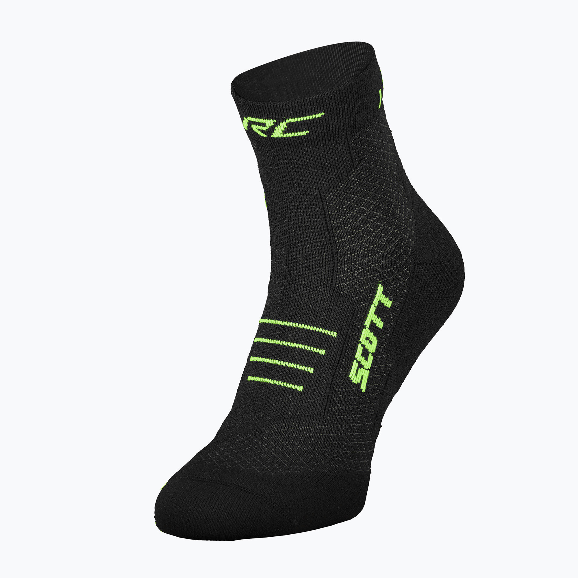 Socks SCOTT RC Running Quarter black/safety yellow (39-41 EU)