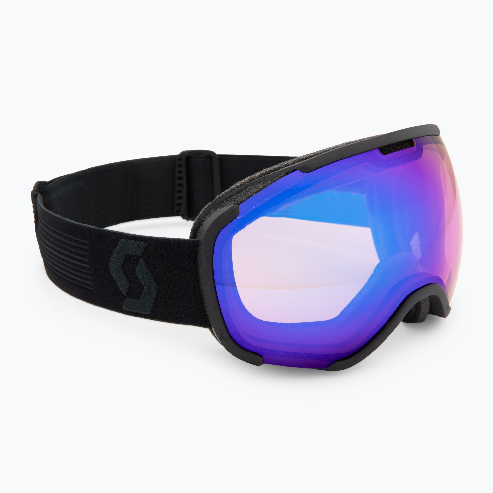 Ochelari de schi SCOTT Faze II mineral black/amp iluminator blue chrome