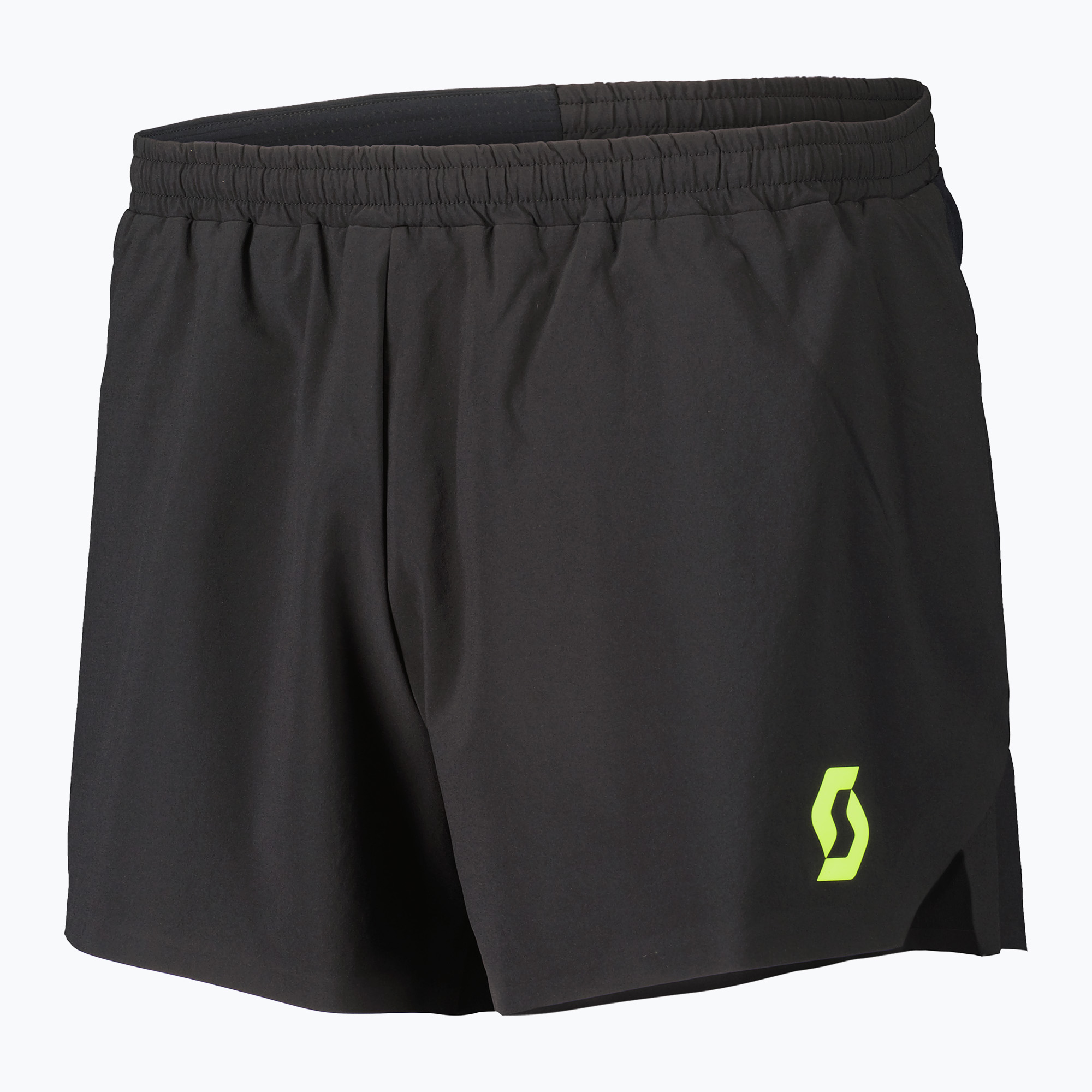 Spodenki do biegania męskie SCOTT RC Run Split black/yellow 