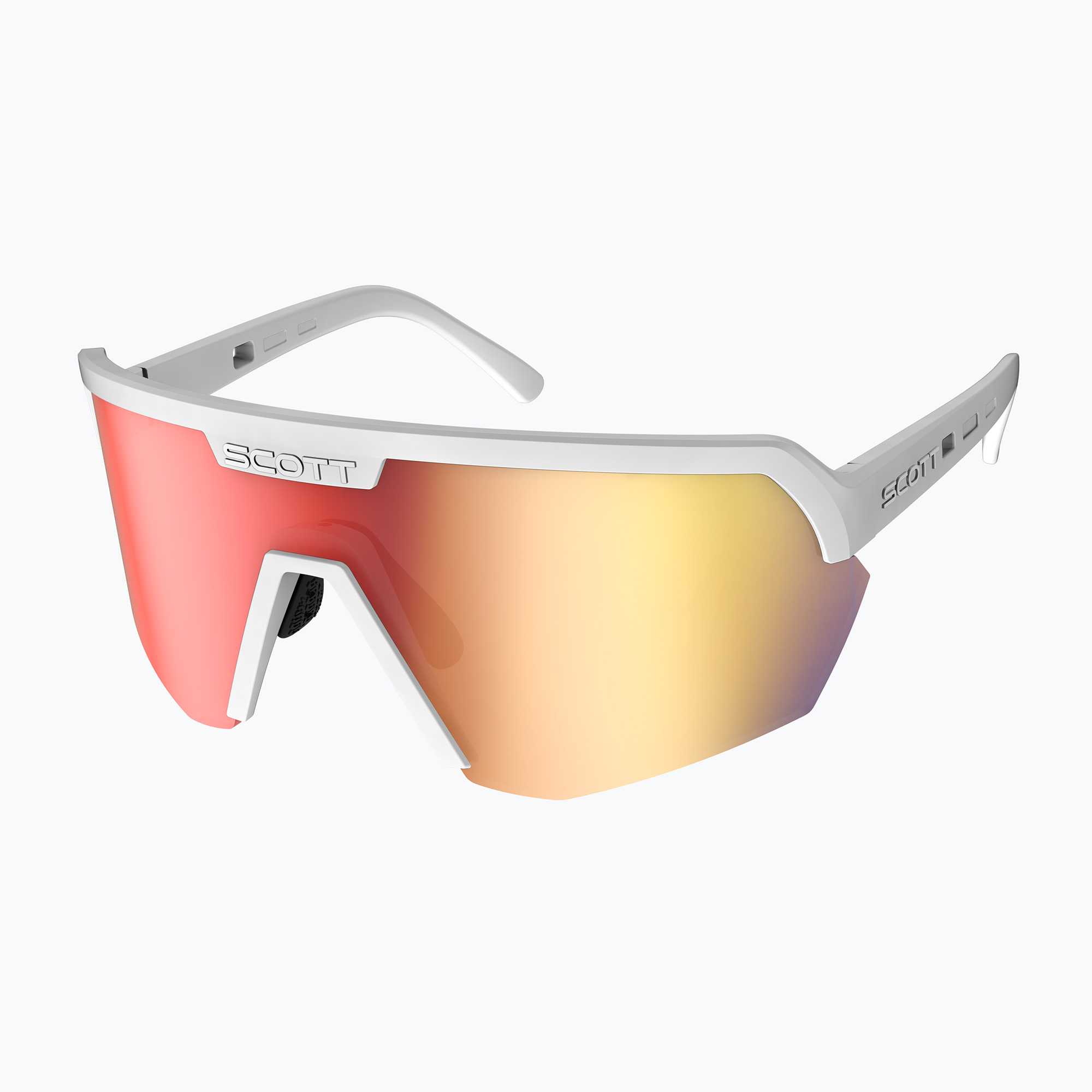 Slnečné okuliare SCOTT Sport Shield white matt/red chrome (Sport Shield 281188)
