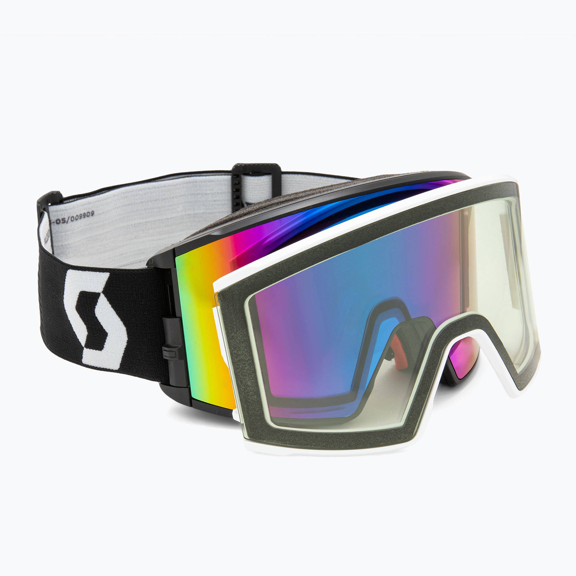 Скиорски очила SCOTT React mineral black/white/enhancer teal chrome/pro green